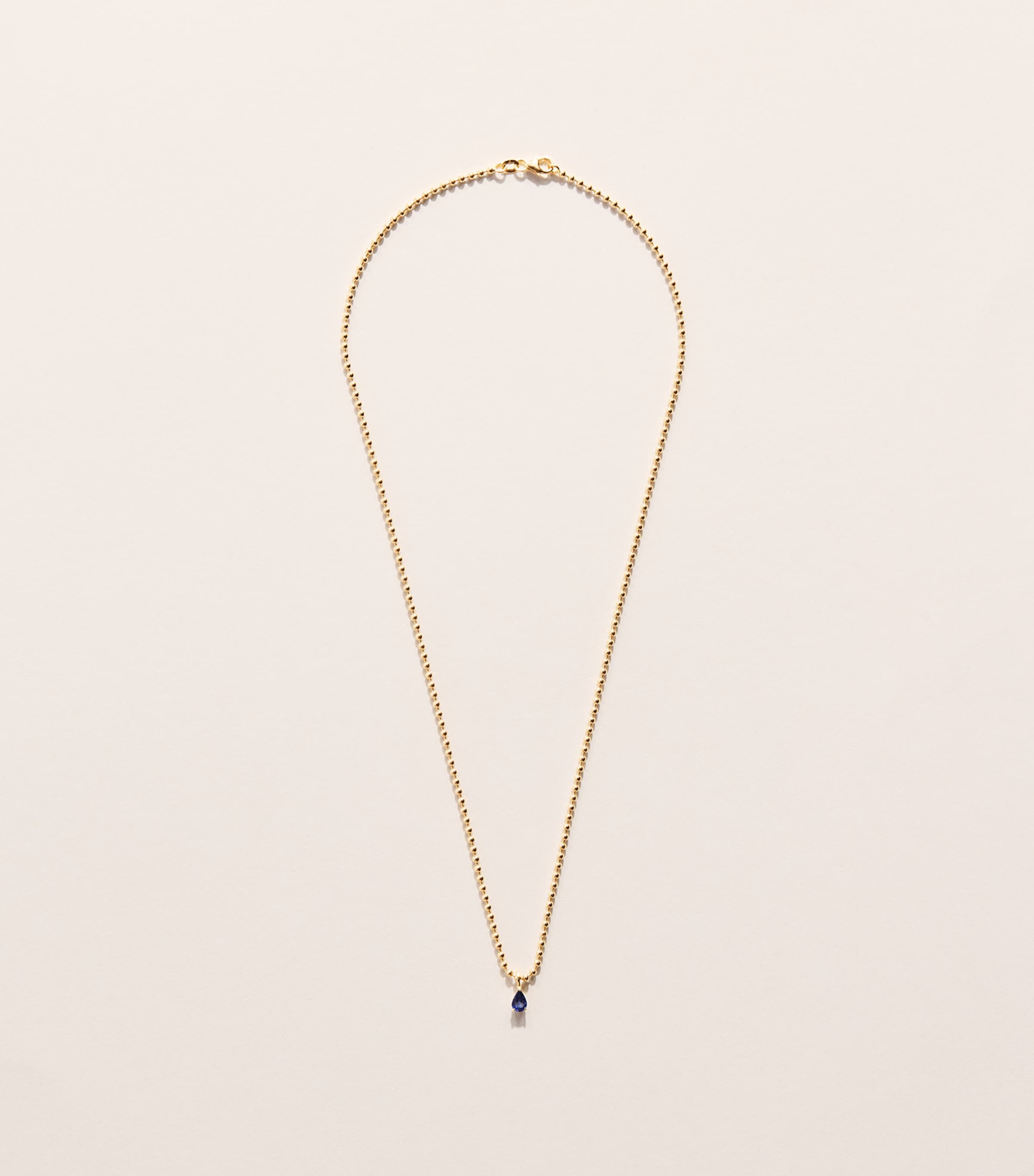 Anita Ko Yellow Gold and Sapphire Pendant Necklace Yellow Gold Image 3