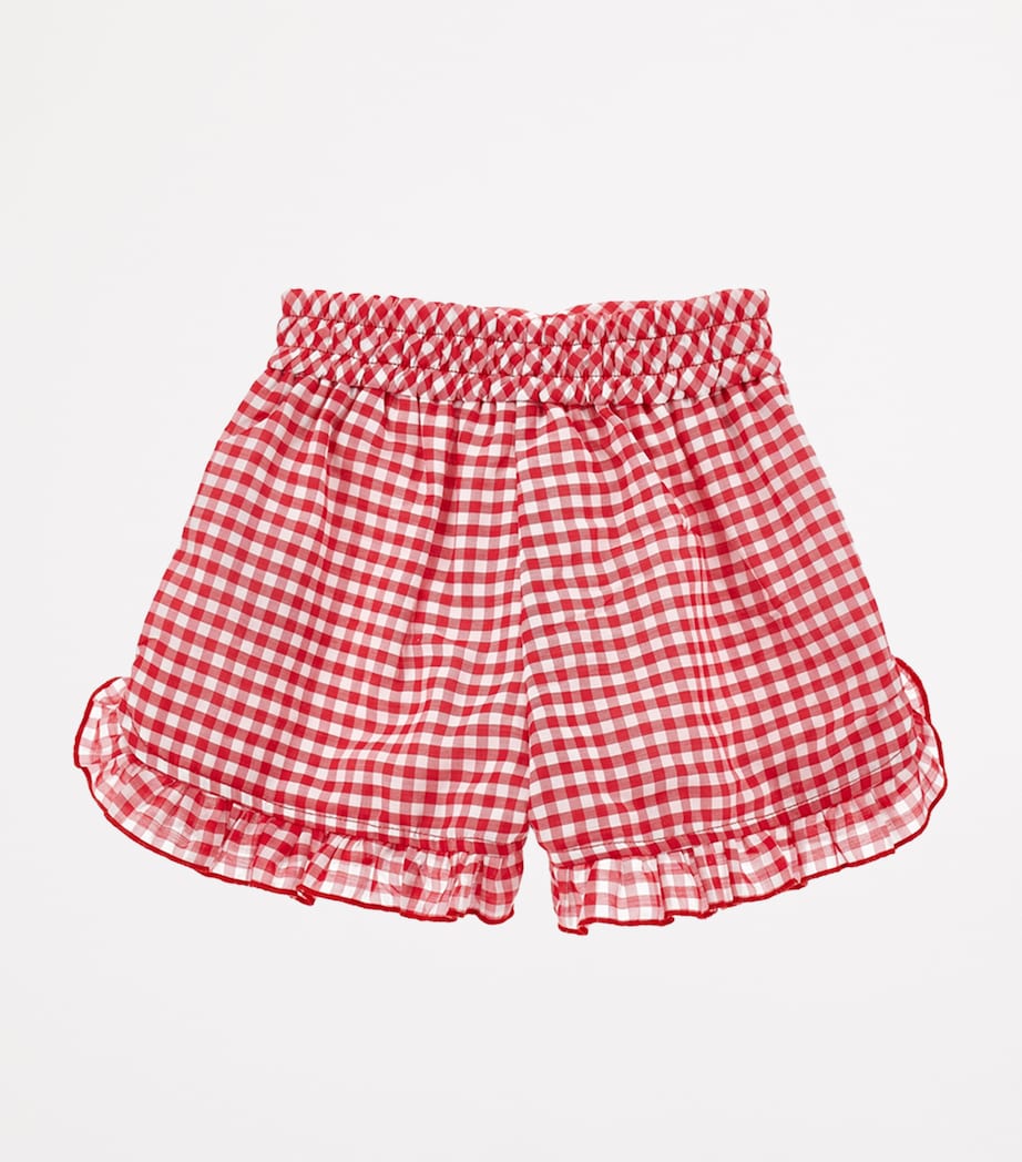 Gingham Shorts (2-12 Years) ROSSO + BIANCO Image 2