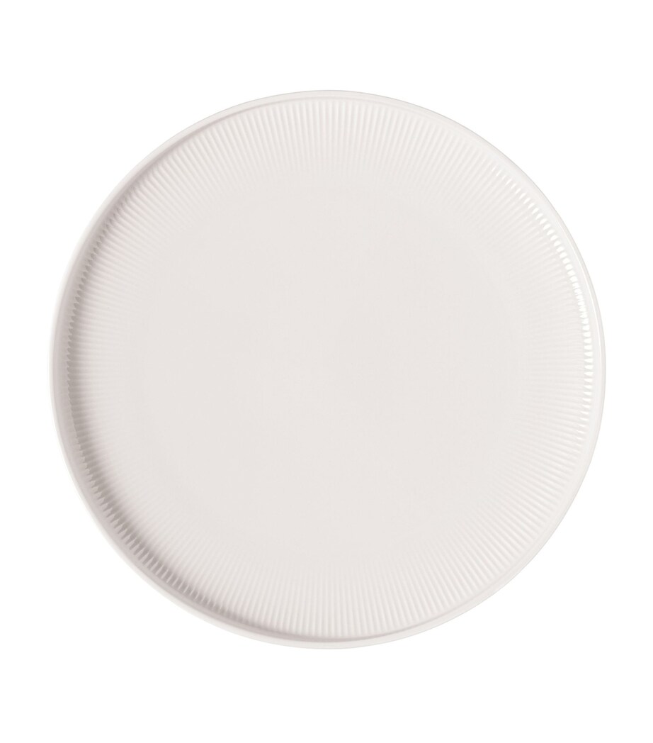 Porcelain Afina Flat Plate (27cm) WHITE Image 1