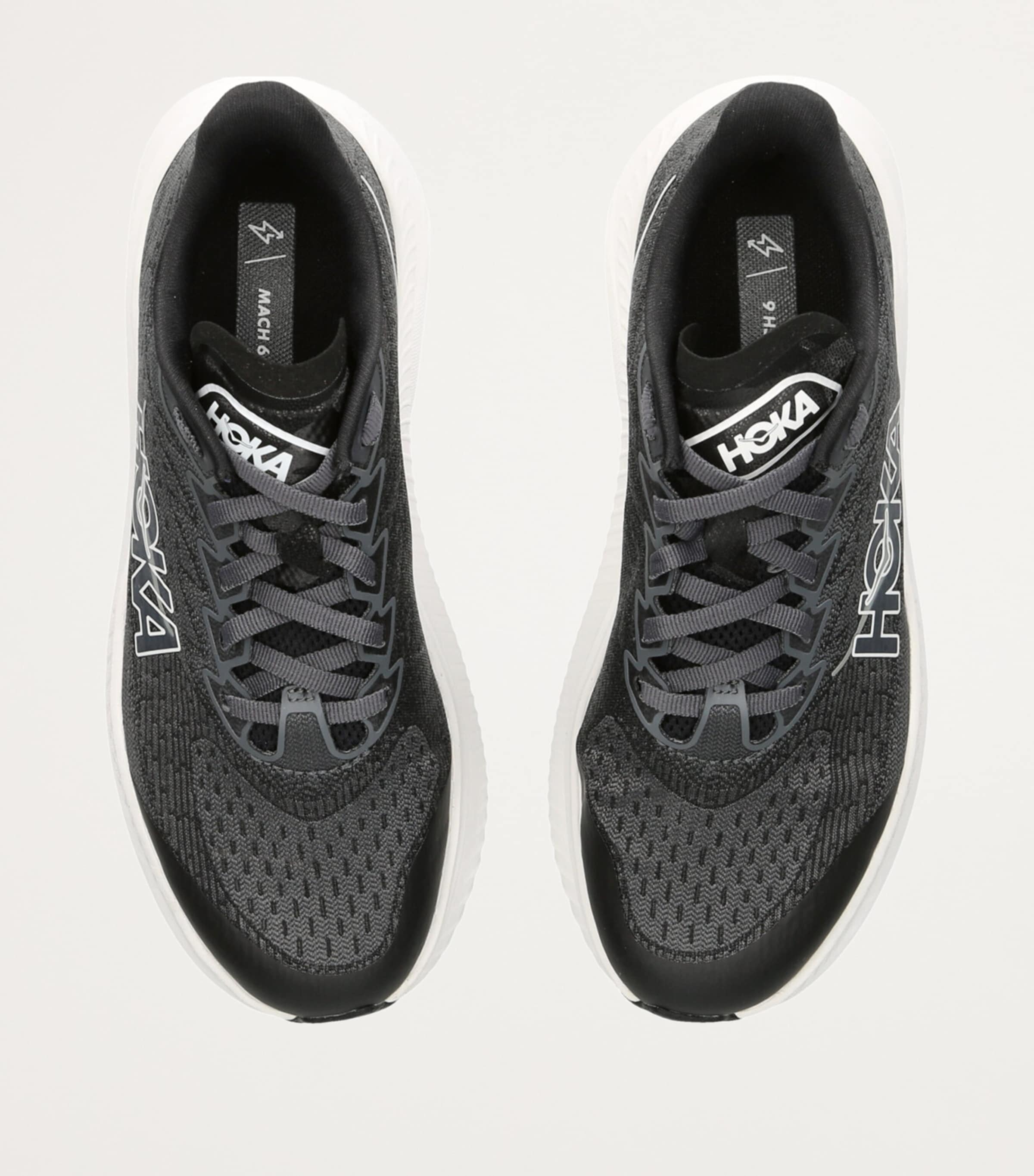 Mach 6 Trainers BLK/WHITE Image 4