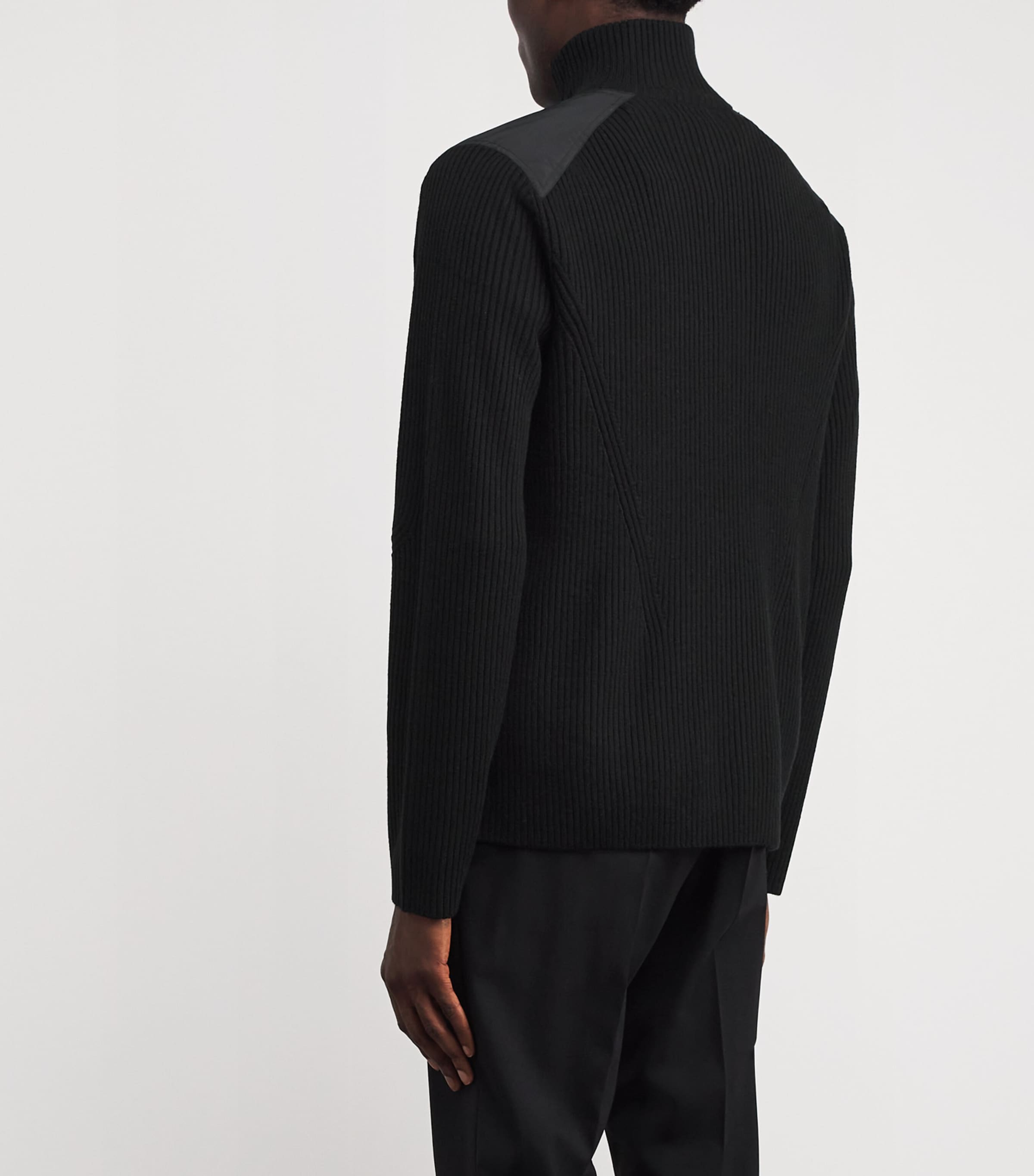 Wool-Blend Martin Hybrid Sweater BLACK9999 Image 4