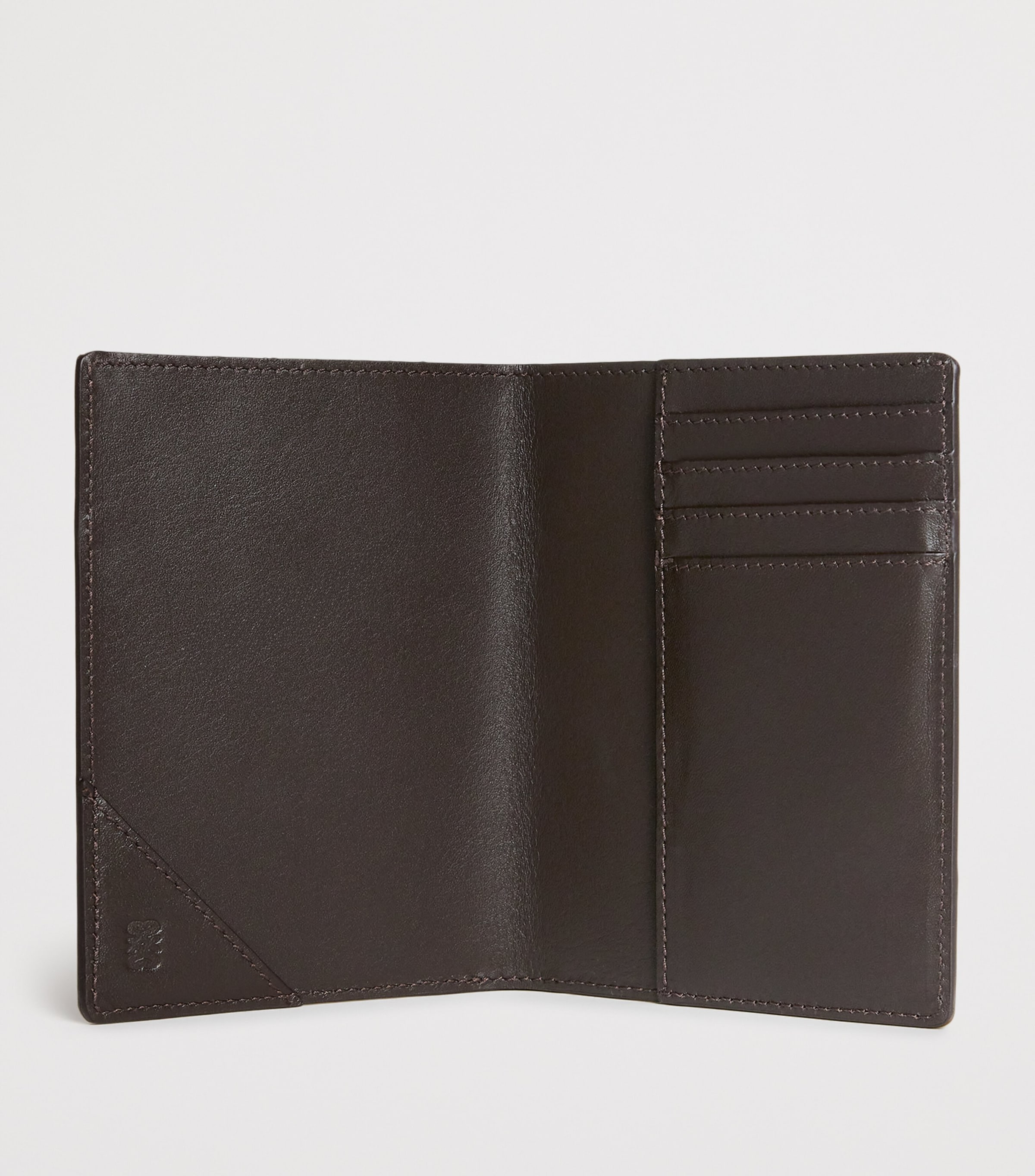 Suede Jet Lag Passport Holder MAHOGANY Image 2