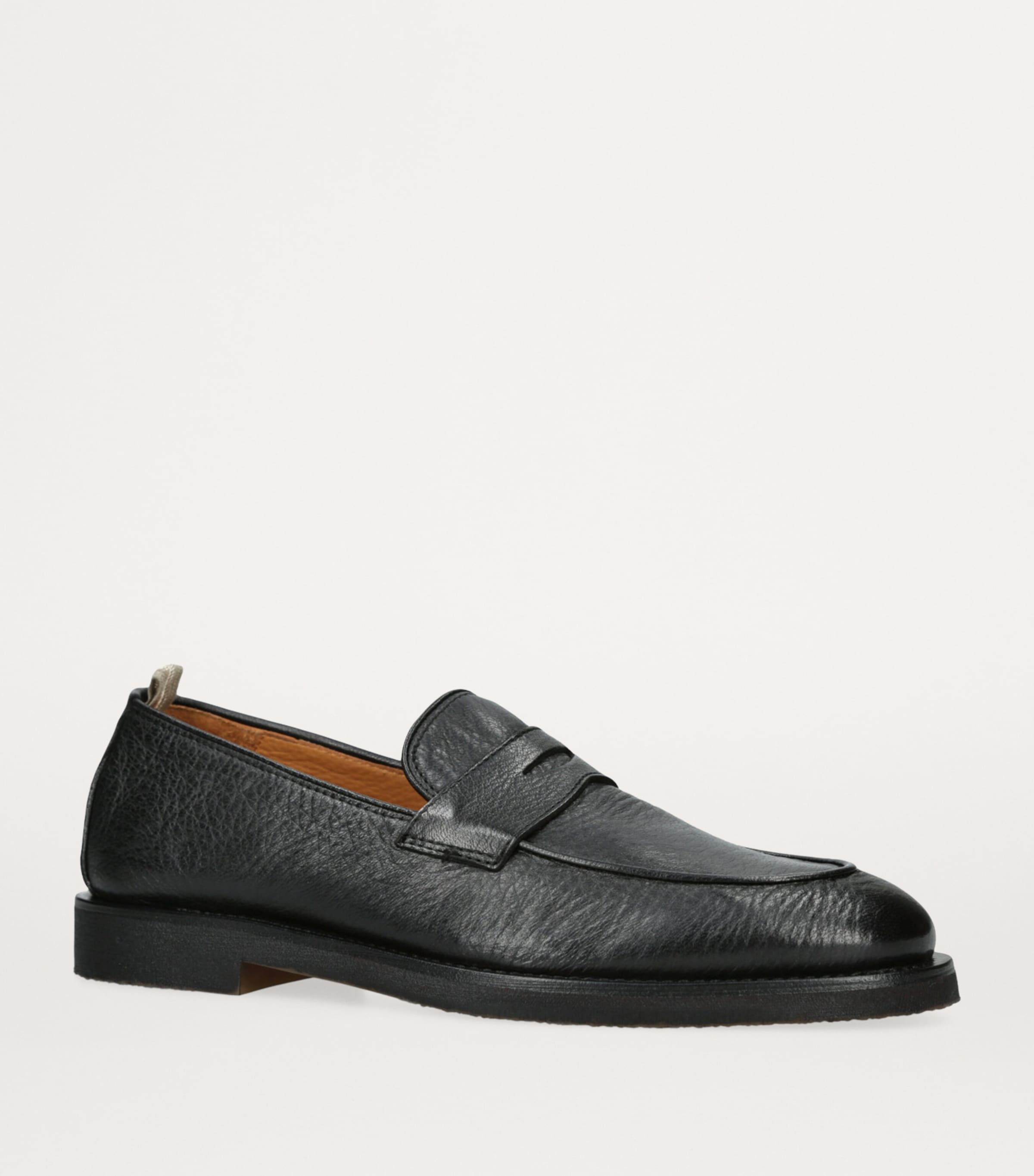 Officine Creative Leather Opera Flexi Loafers Black Image 3