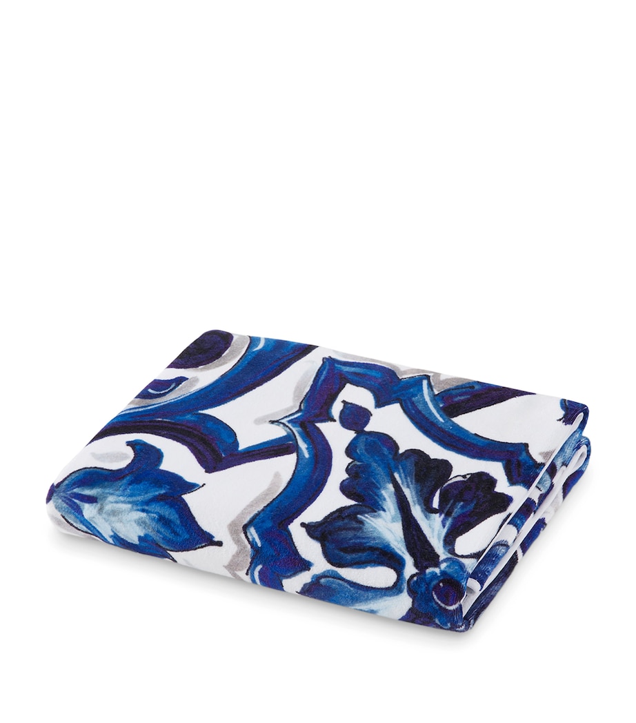 Blu Mediterraneo Bath Towel (100cm x 150cm) UB001BLUMEDITERRANEO Image 1