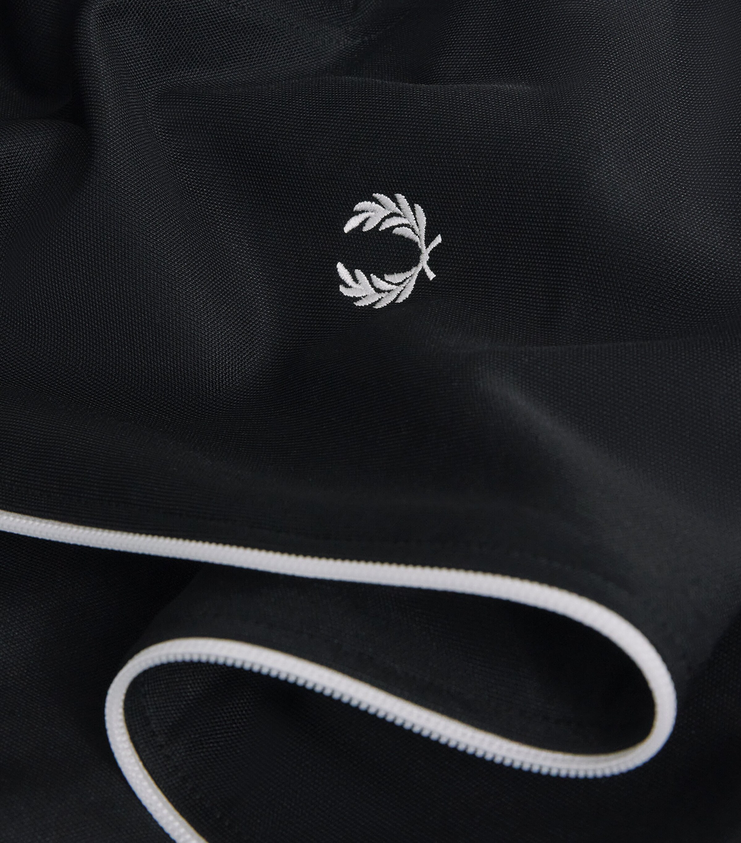 Contrast Tape Track Jacket 198BLACK Image 5