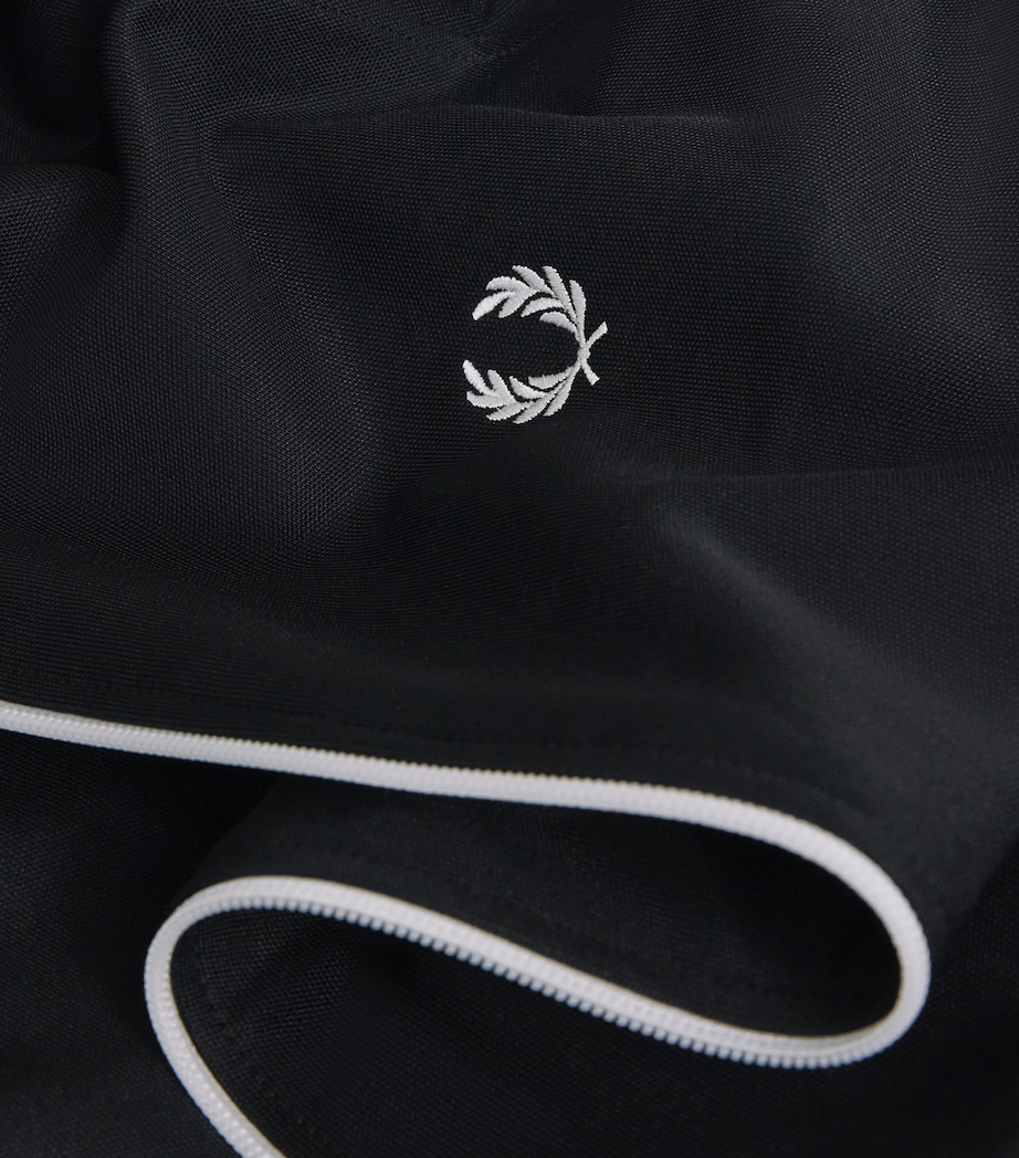 Contrast Tape Track Jacket 198BLACK Image 5