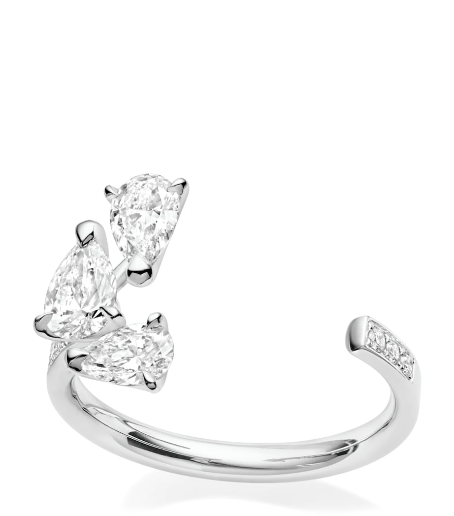 Repossi White Gold and Diamond Serti sur Vide Ring White Gold Image 1