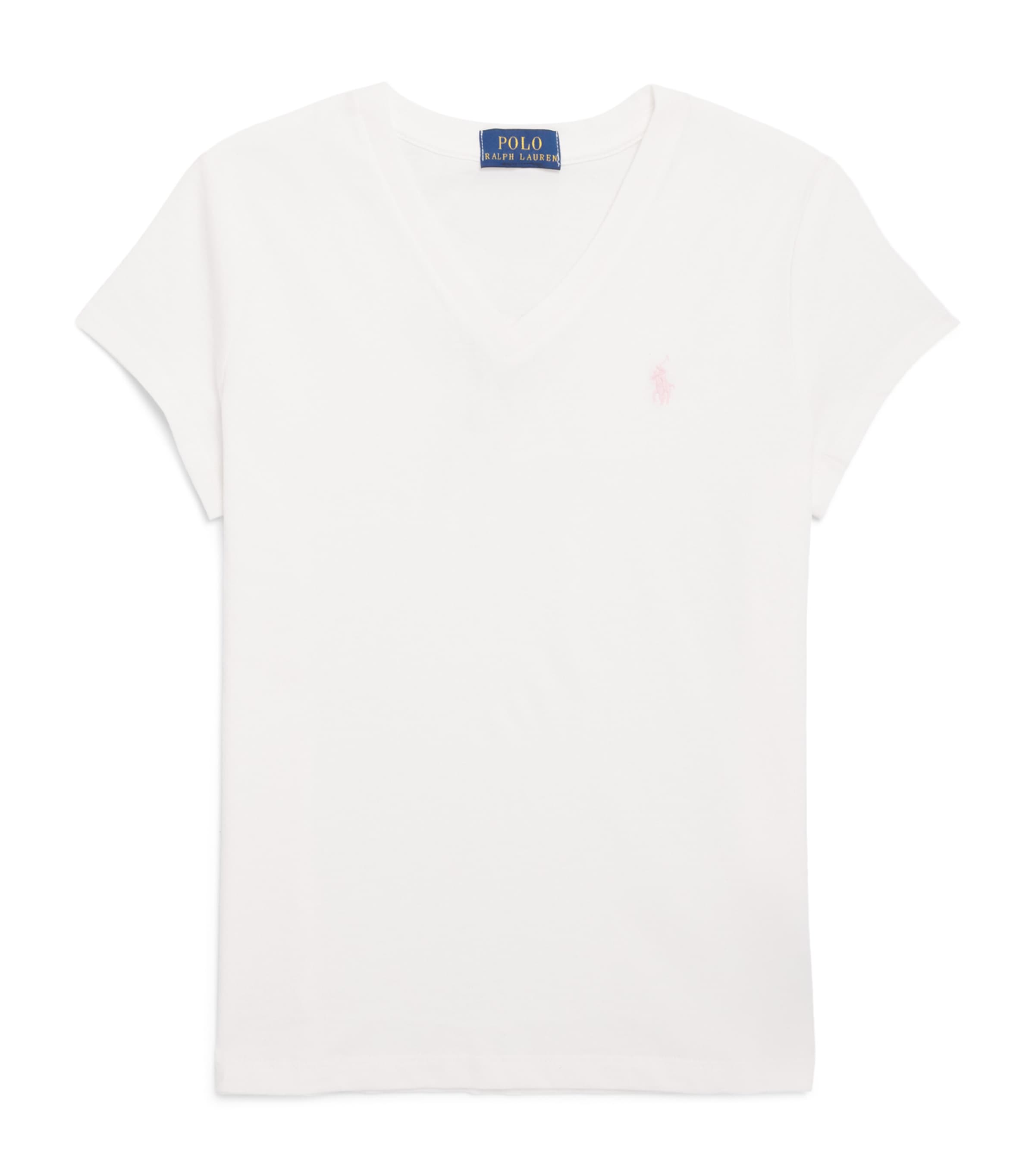 Ralph Lauren Kids Cotton Polo Pony T-Shirt (6-14 Years) White Image 1