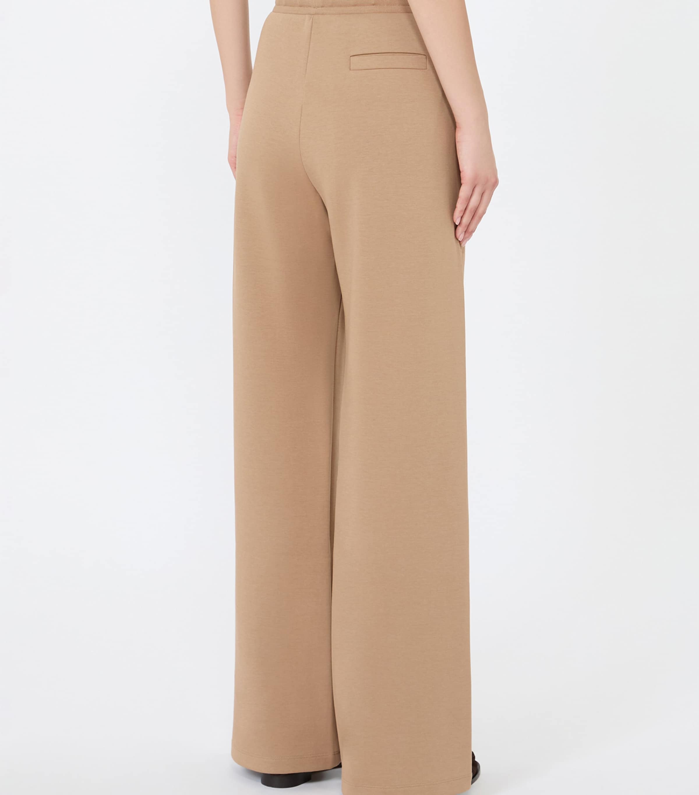 Max Mara Womens Logo-Tape Sweatpants Camel Image 4