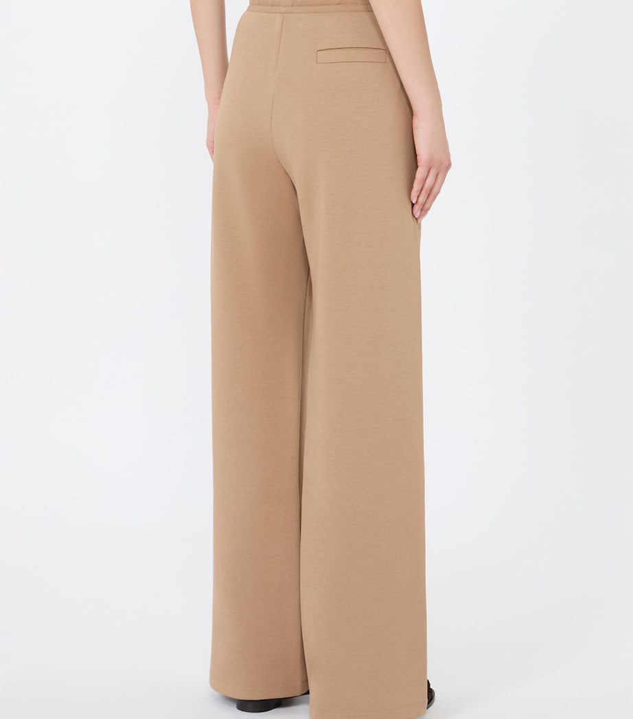 Max Mara Womens Logo-Tape Sweatpants Camel Image 4