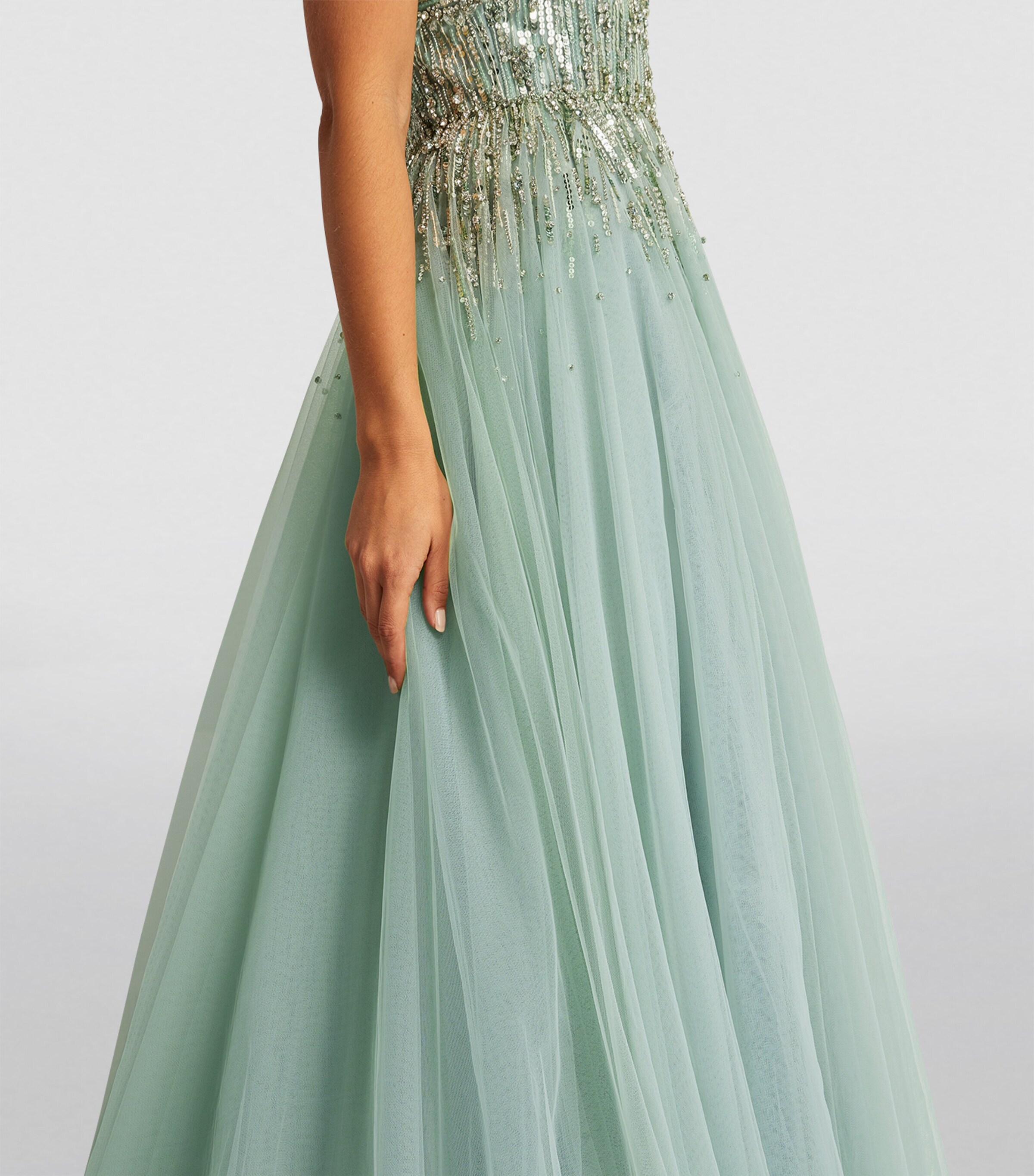 column dress formal Alexis Sequin Column Formal Dress