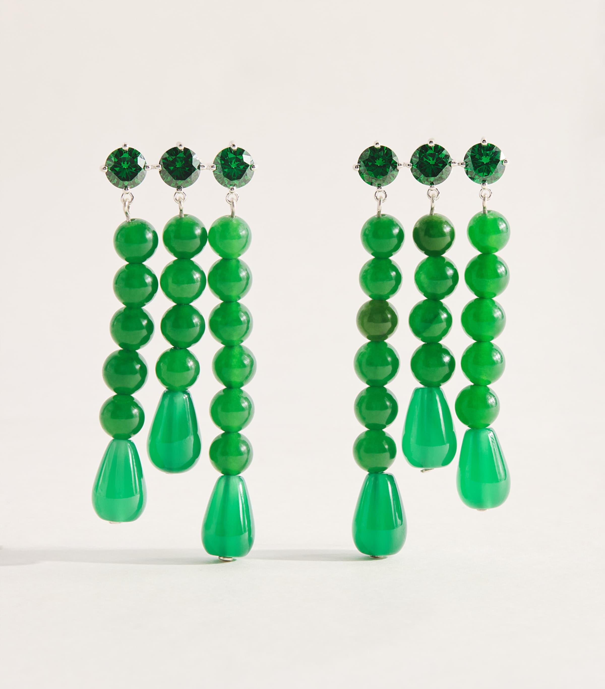 Completedworks Silver-plated Weeping Willow Drop Earrings
