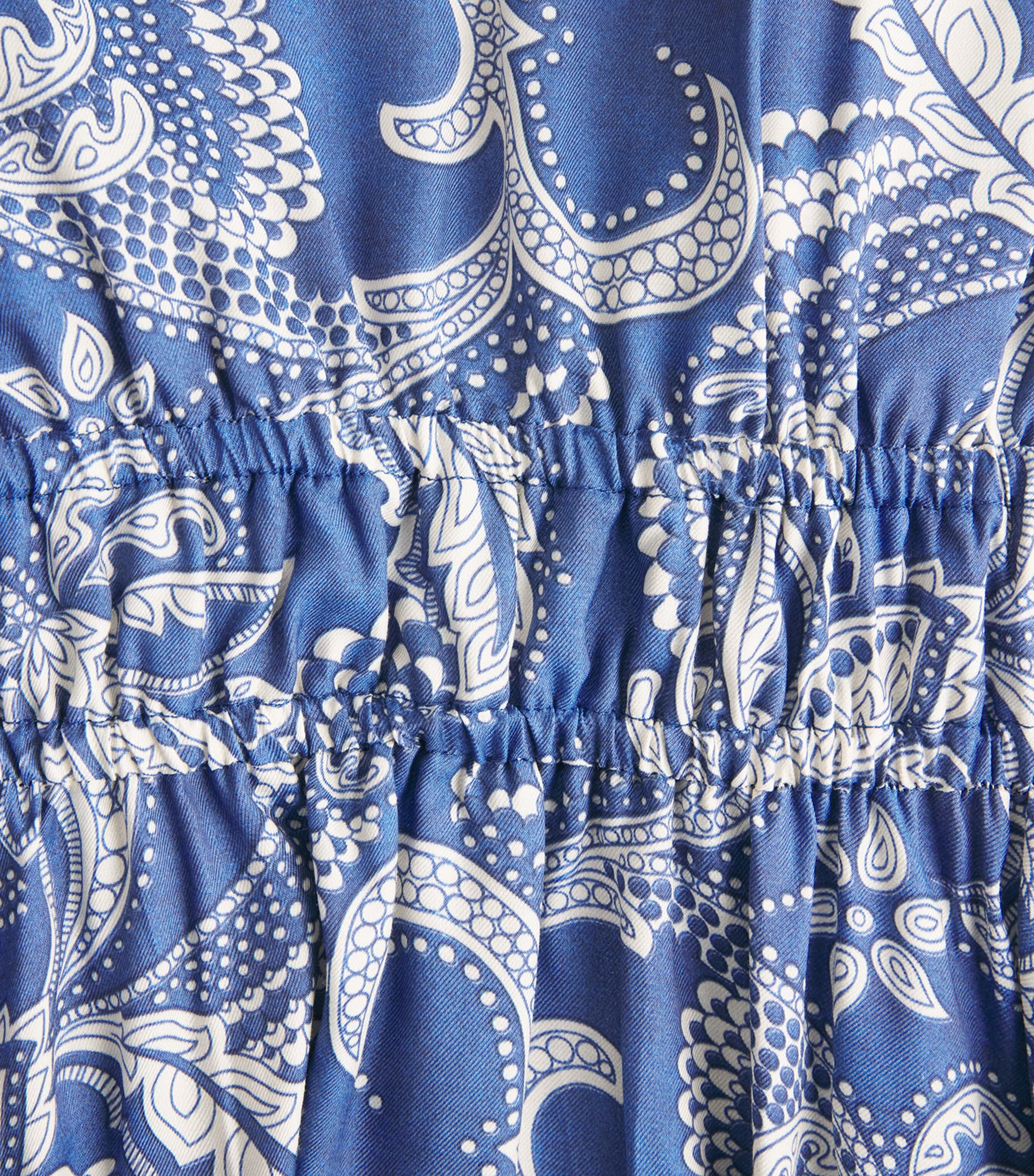 Sandro Paris Blue Floral Mini Dress | Harrods US
