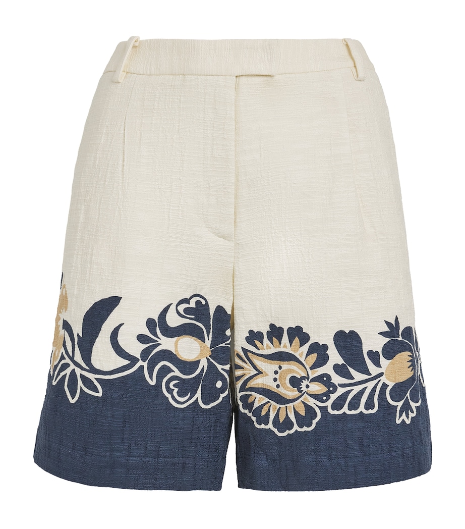 Stretch-Cotton Boyfriend Bermuda Shorts BU03 SELVA PLAC�E Image 1