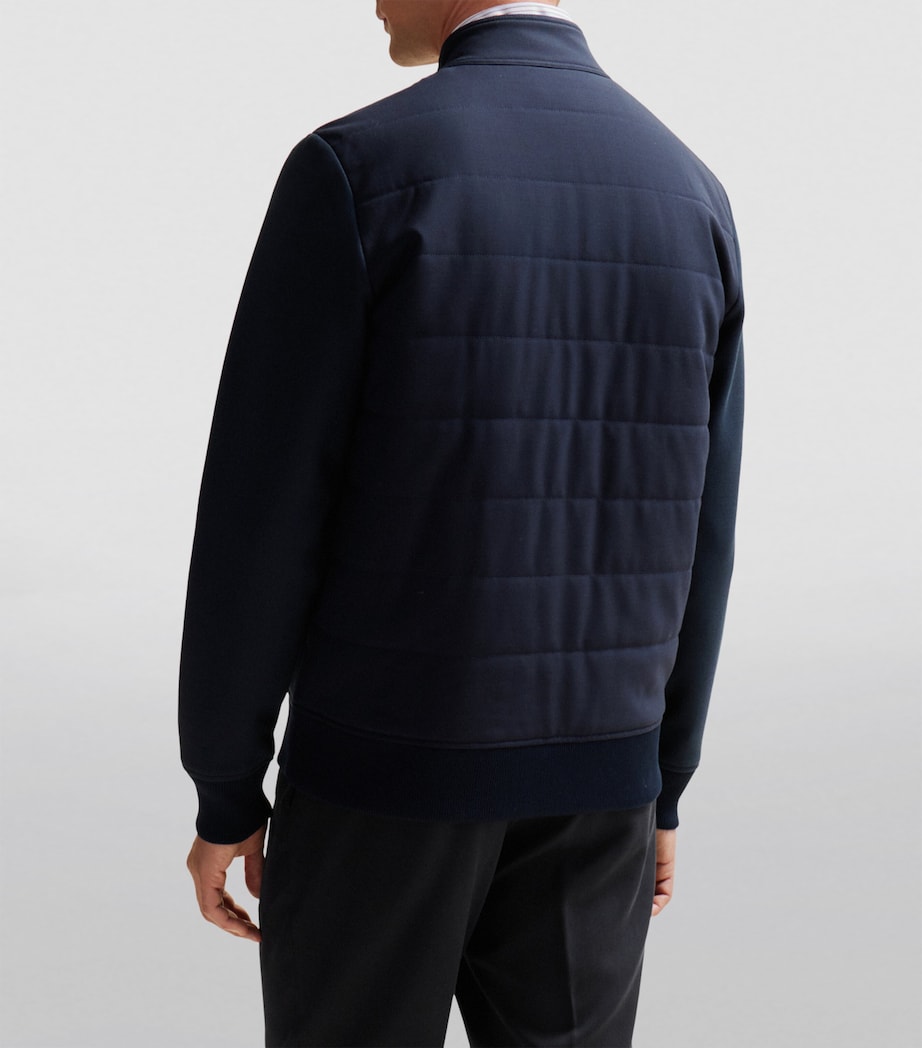BOSS Mens Zip-Up Bomber Jacket Image 4