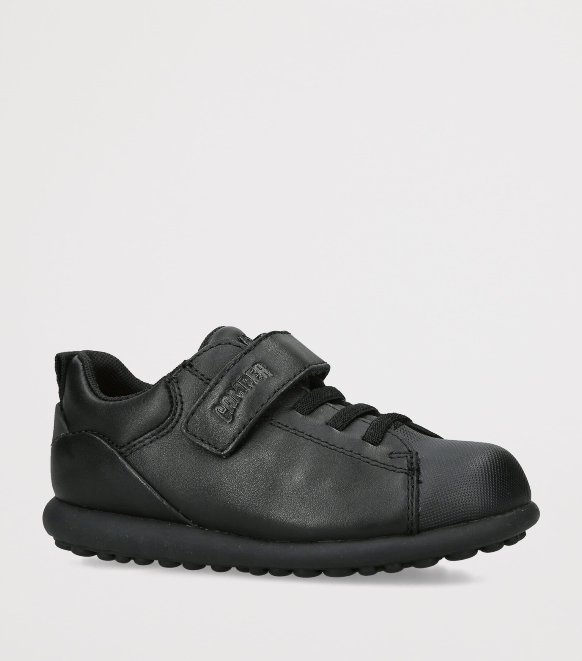 Camper Leather Pelotas School Shoes Black Image 2