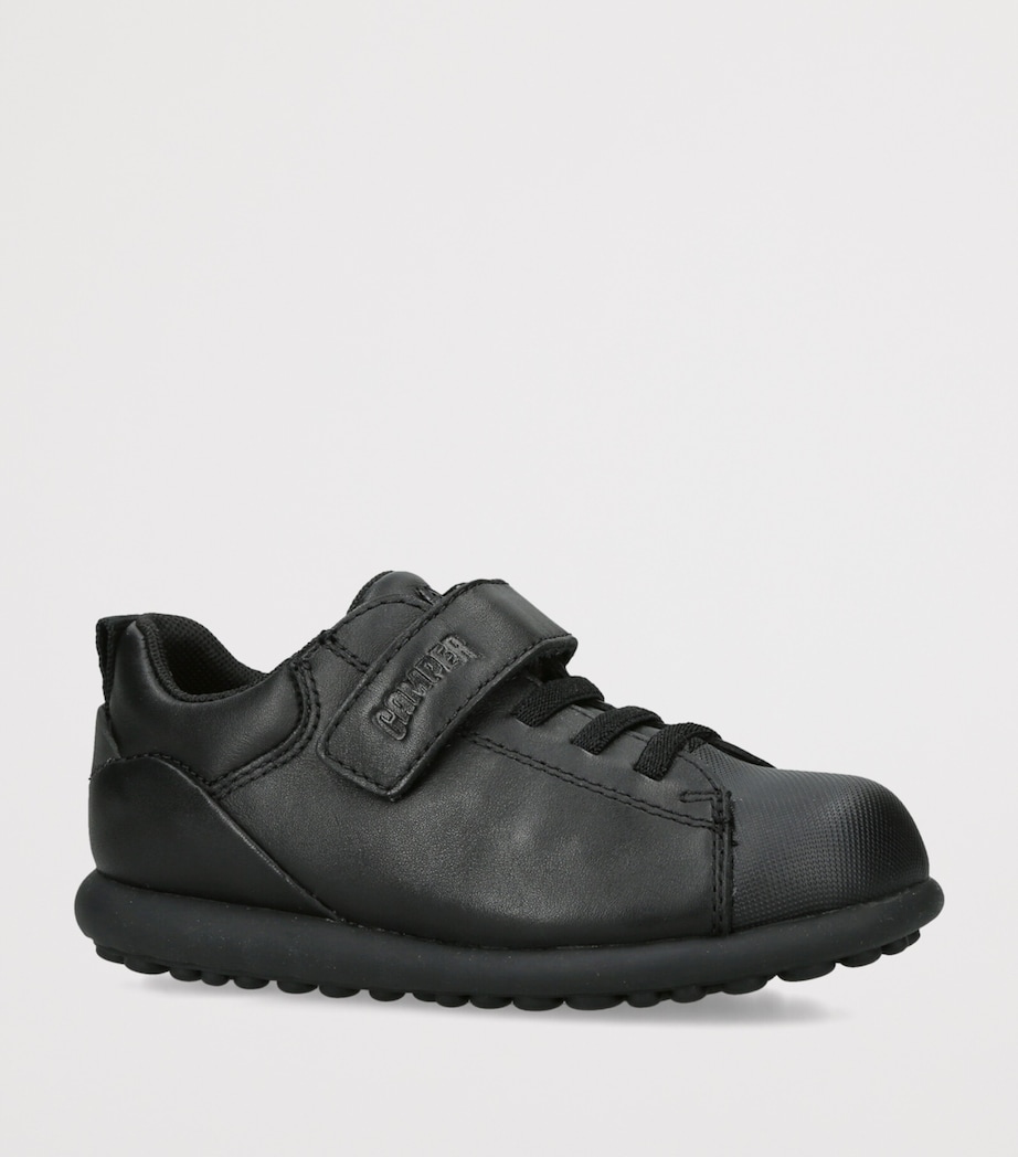 Camper Leather Pelotas School Shoes Black Image 2