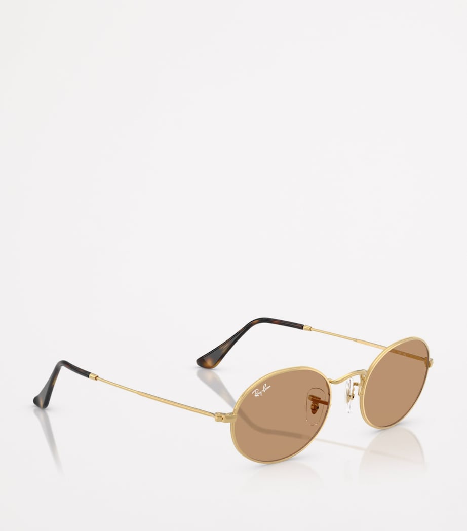 RB3547 Oval Metal Sunglasses 001/53 Image 6