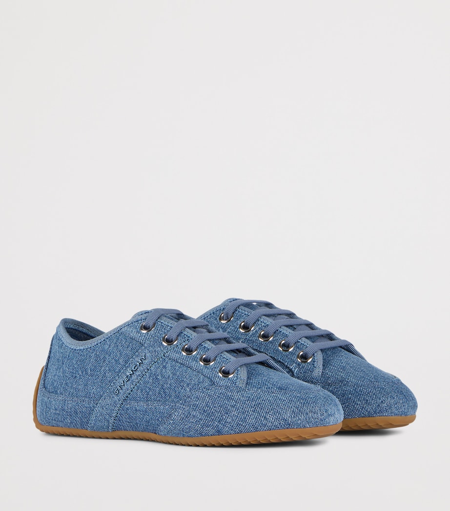 Denim Low-Top Sneakers DENIM BLUE Image 2
