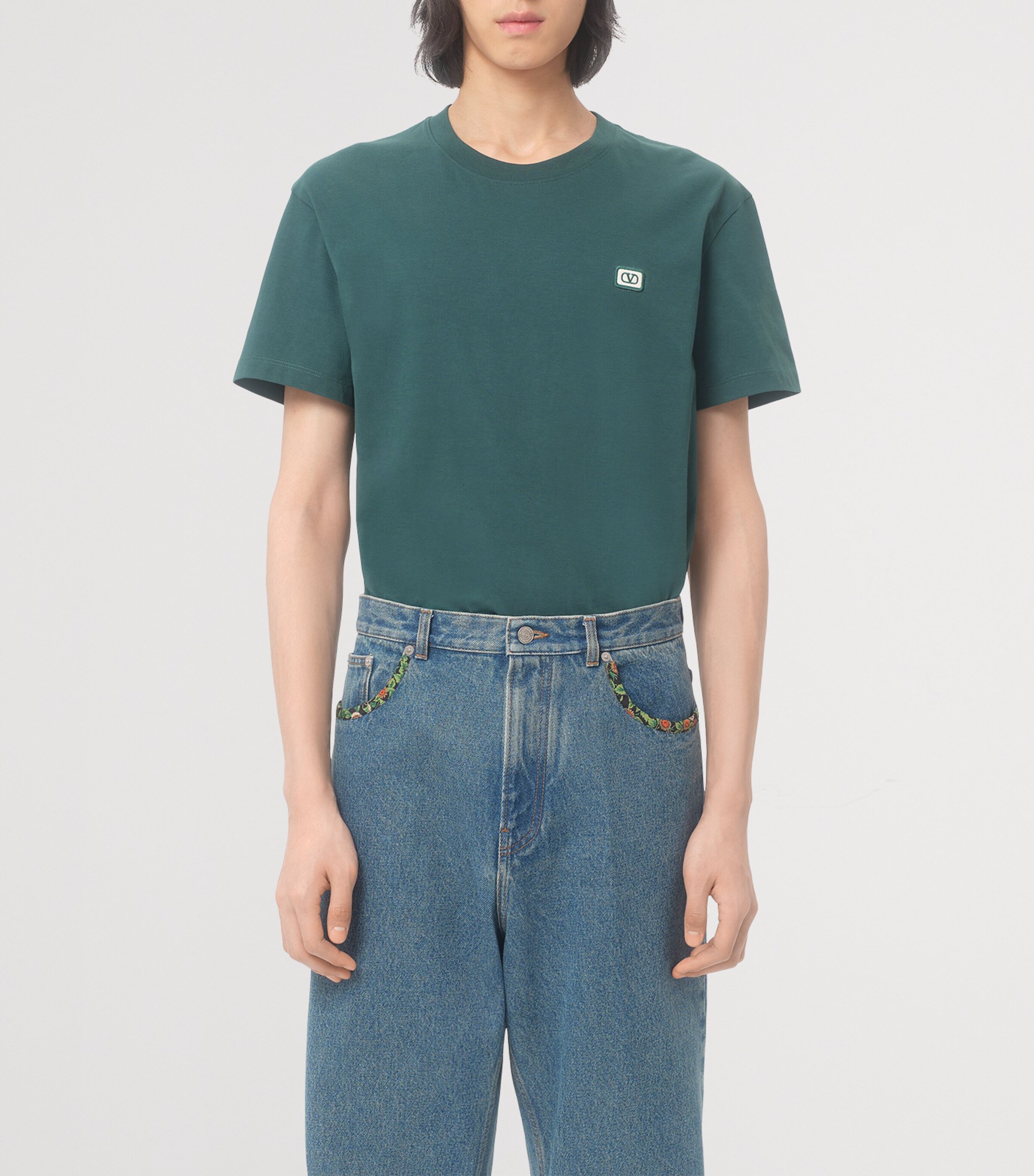 Cotton VLogo T-Shirt CN3 Image 2