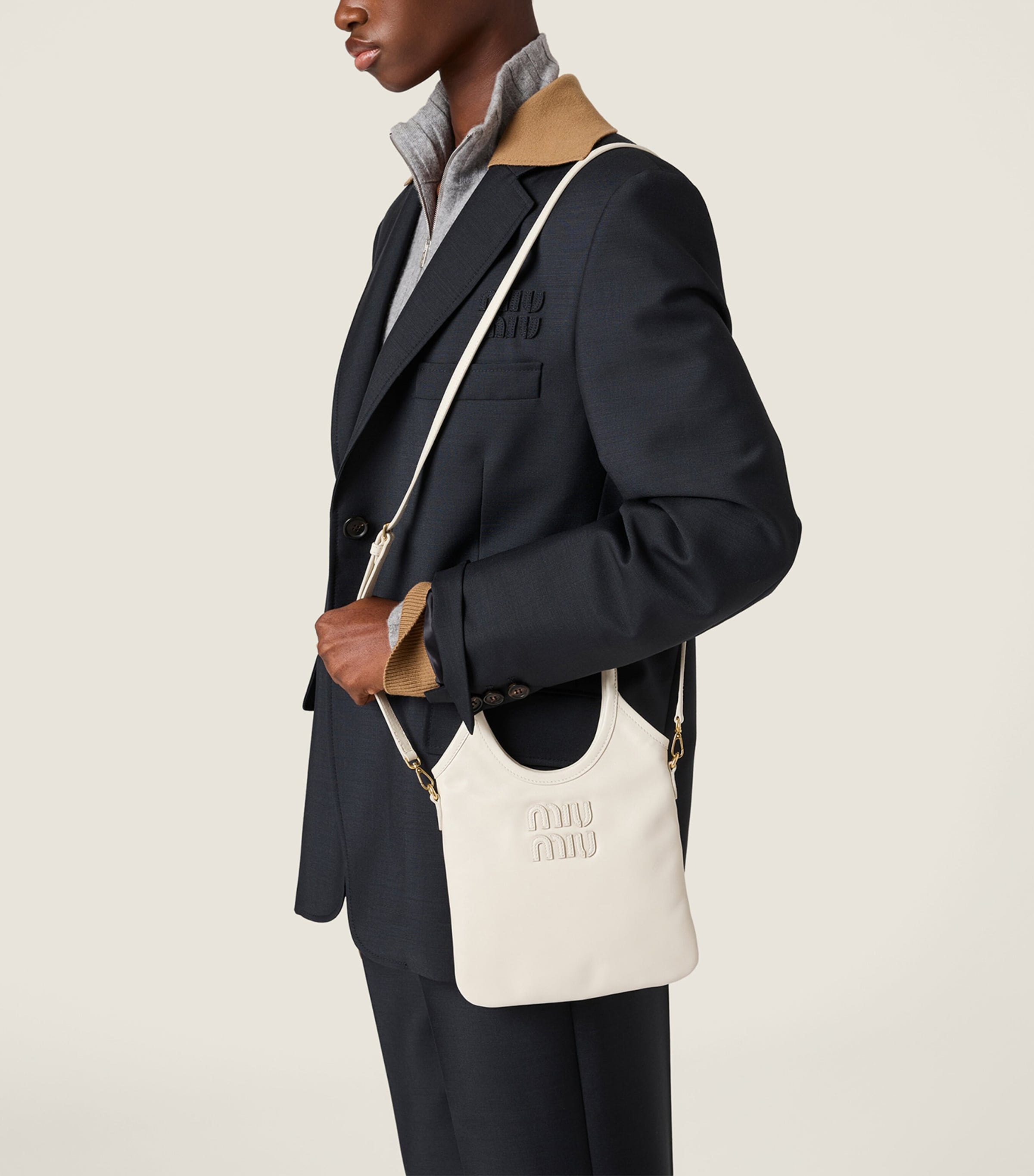 Small Leather Ivy Top-Handle Bag F0009 Image 5