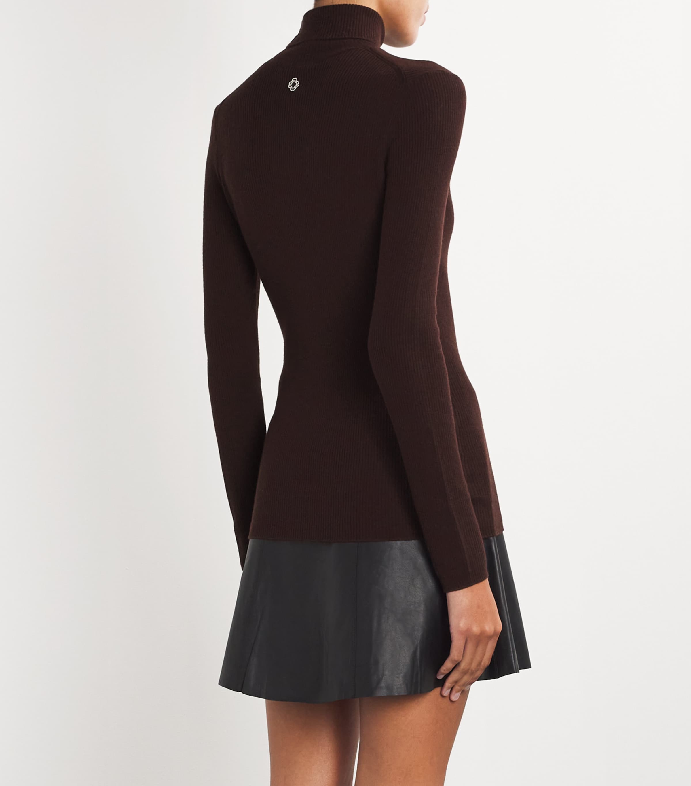 Milko Rollneck Sweater BROWN Image 4