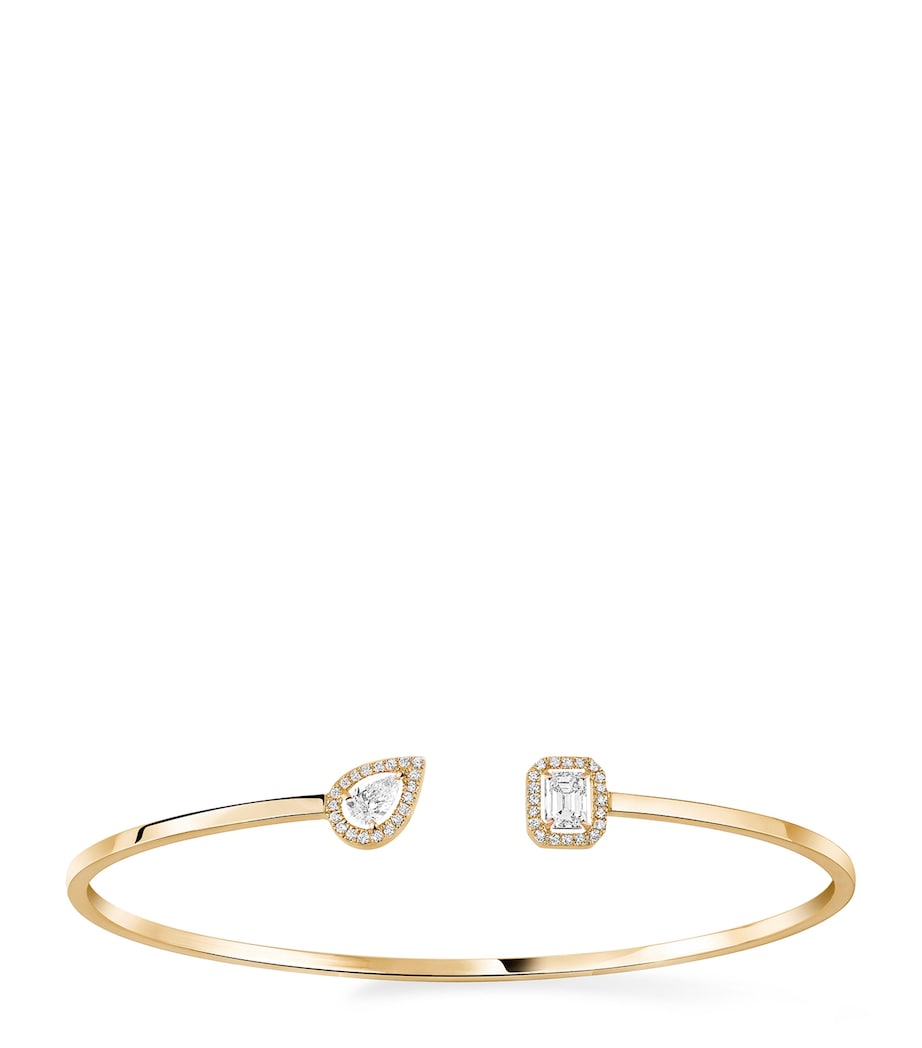 Yellow Gold and Diamond My Twin Bangle YELLOW GOLD Image 1