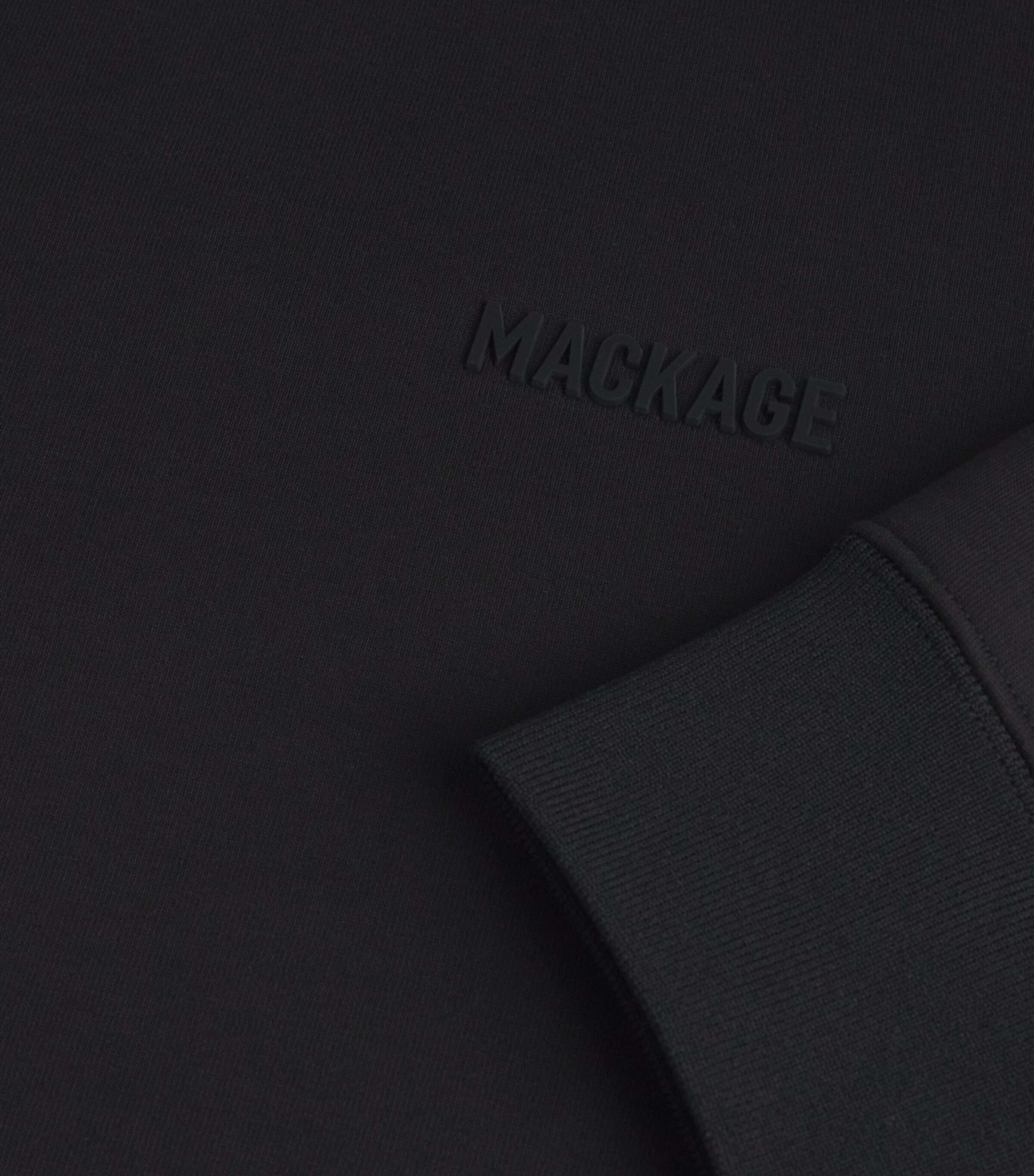 Mackage Womens Cotton-Blend Julian Sweatshirt Black Image 5