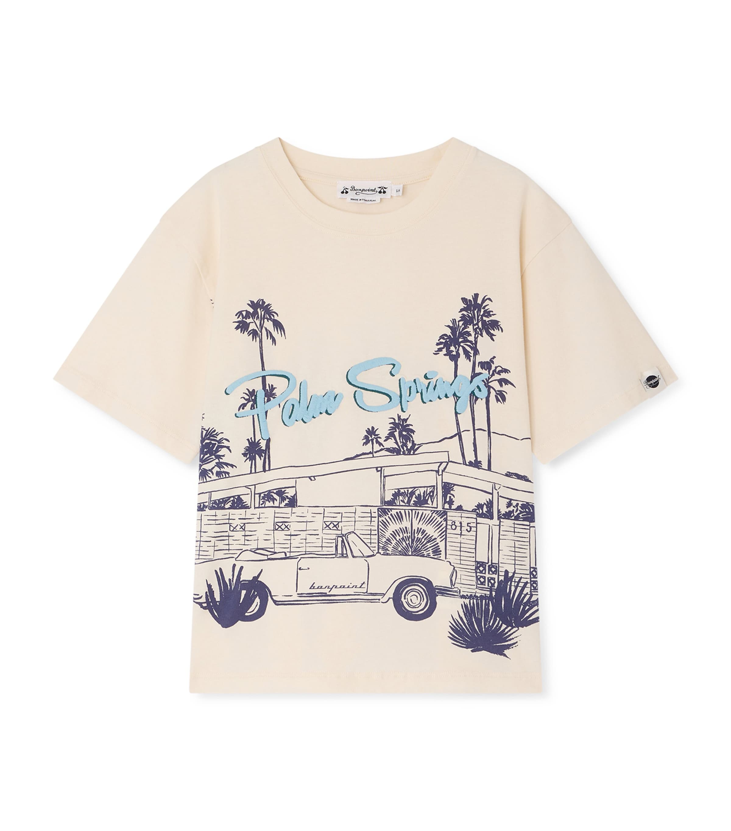 Bonpoint Eidan Graphic T-shirt In Neutral
