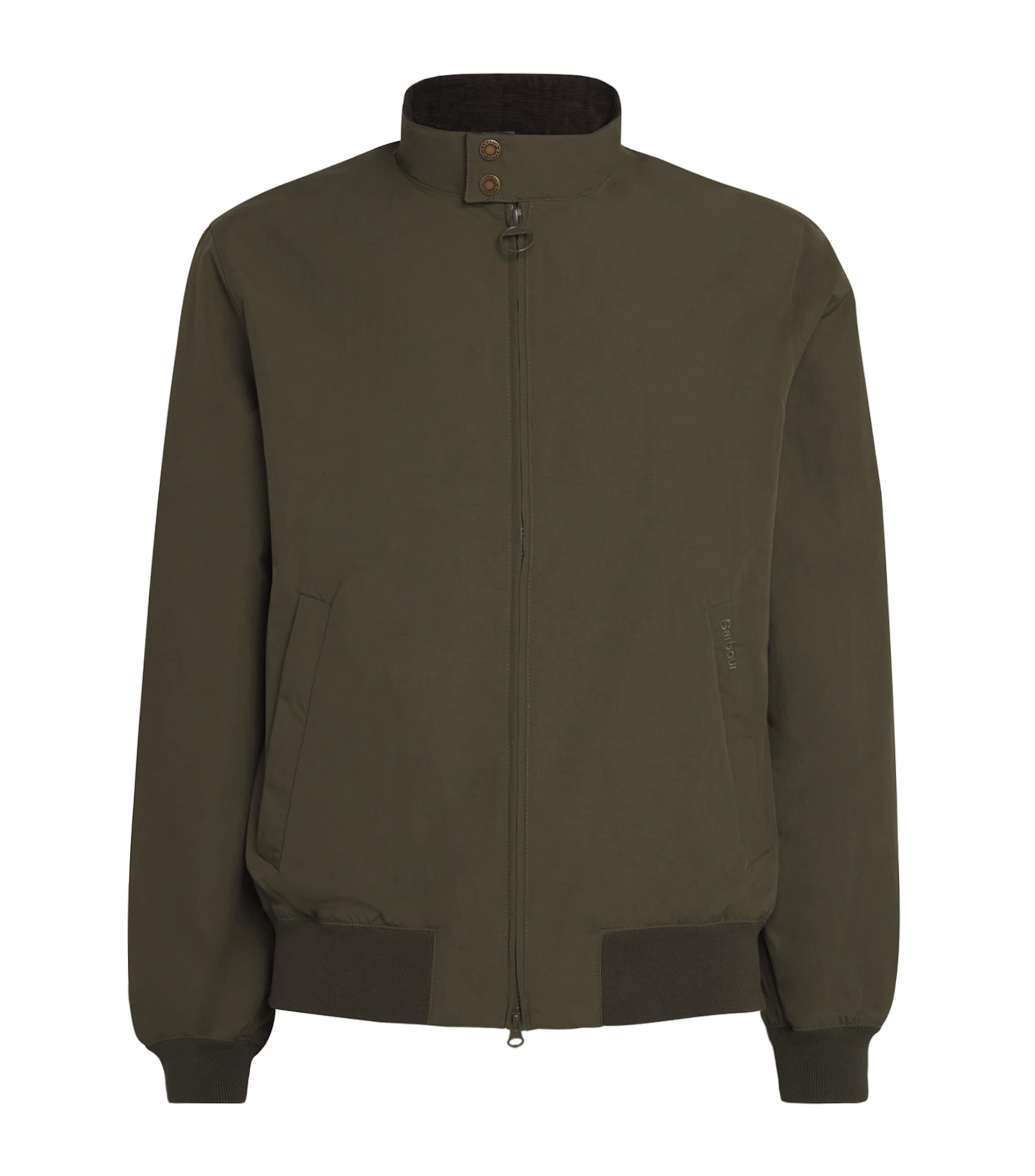 Shop Barbour Royston Harrington Jacket In Green
