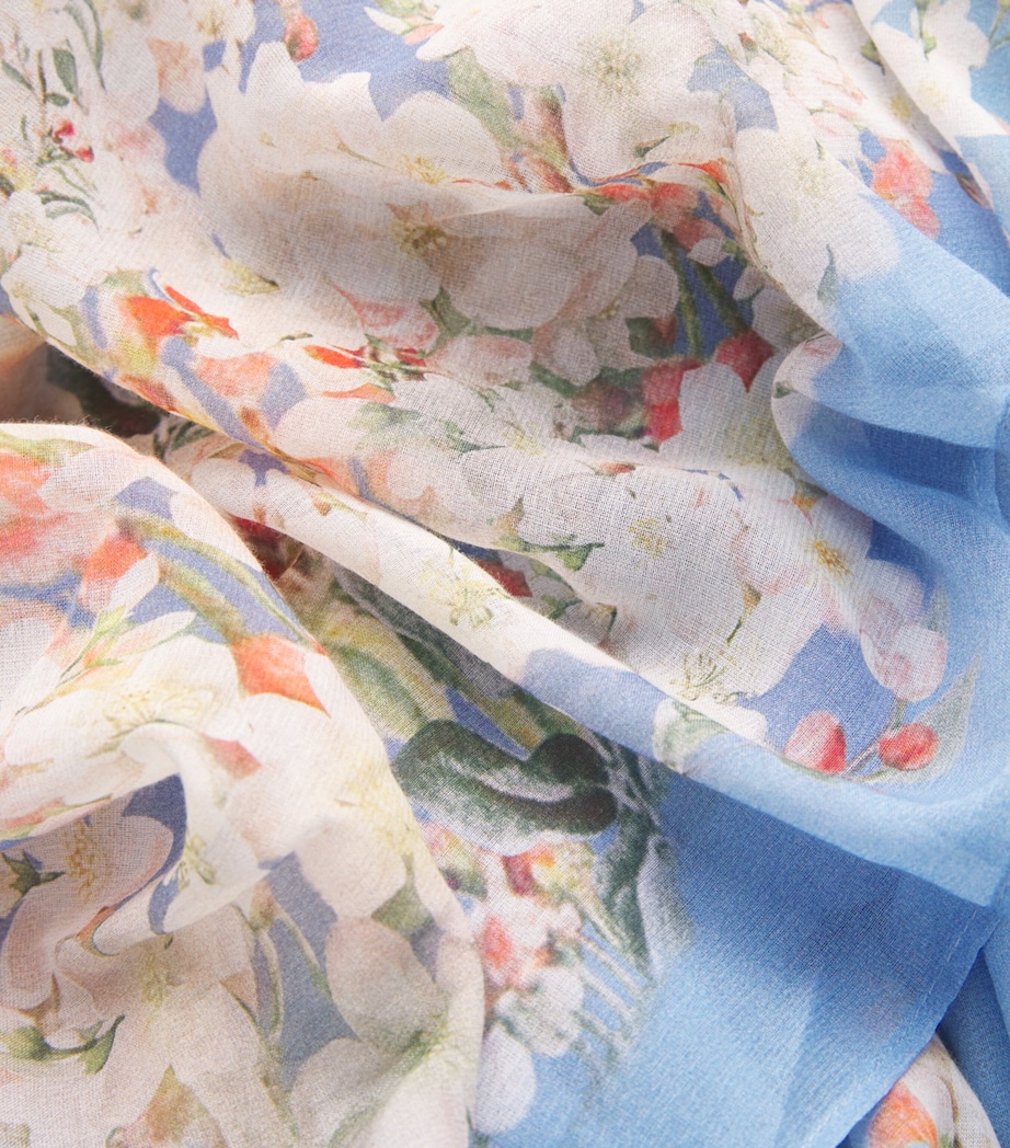 Tiered Cascadian Maxi Dress TLBLBTFLO TEAL/BLUE Image 5