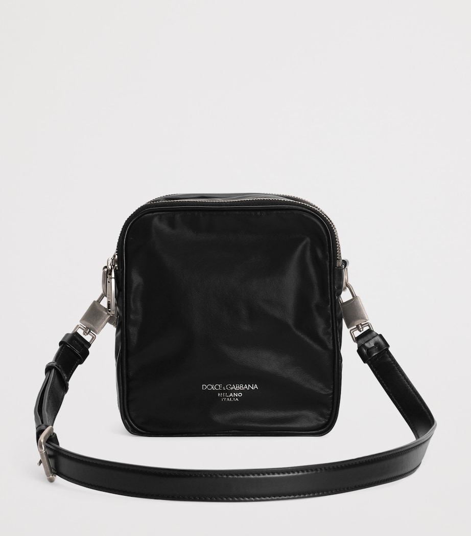 Dolce&Gabbana Patent Leather Cross-Body Bag Black Image 3