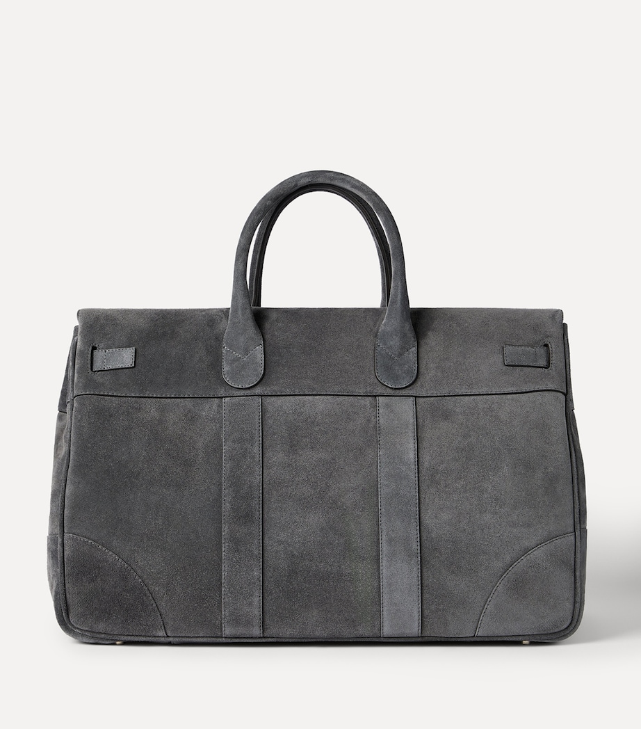 Brunello Cucinelli Suede Country Holdall Image 5