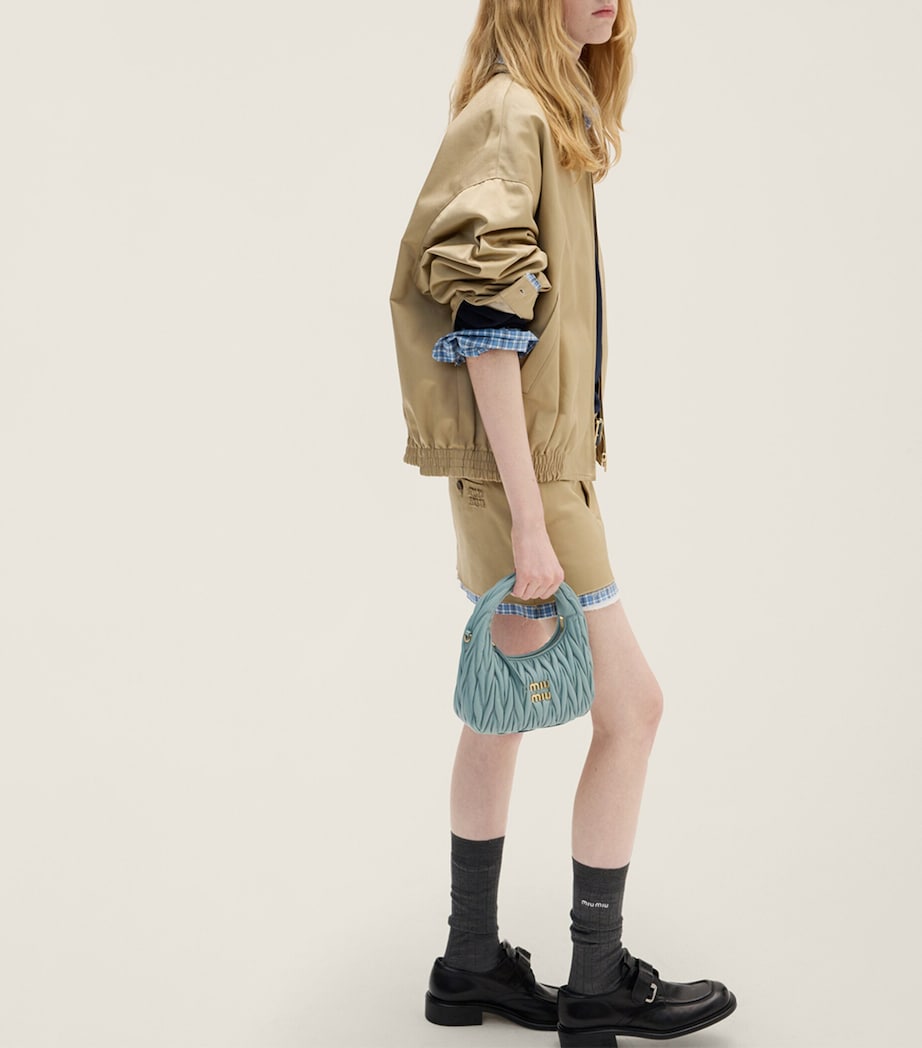 Matelassé Leather Wander Top-Handle Bag F0035 Image 2