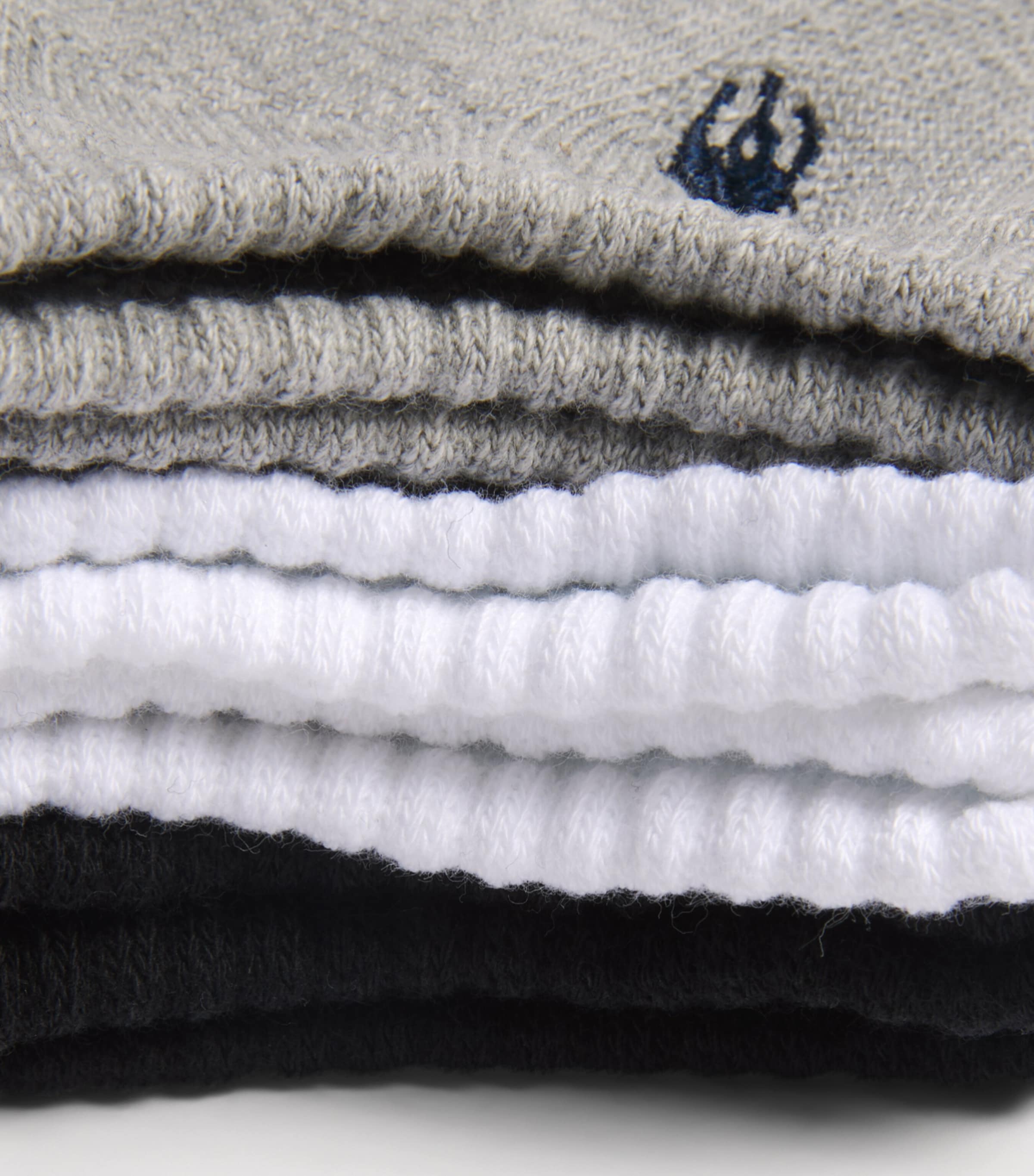 Polo Ralph Lauren Mens Performance Trainer Socks (Pack of 6) Grey Assorted Image 2