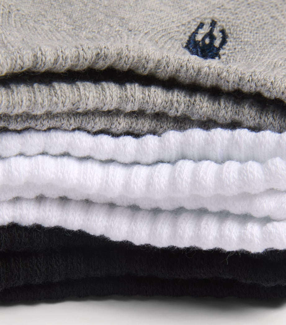 Polo Ralph Lauren Mens Performance Trainer Socks (Pack of 6) Grey Assorted Image 2
