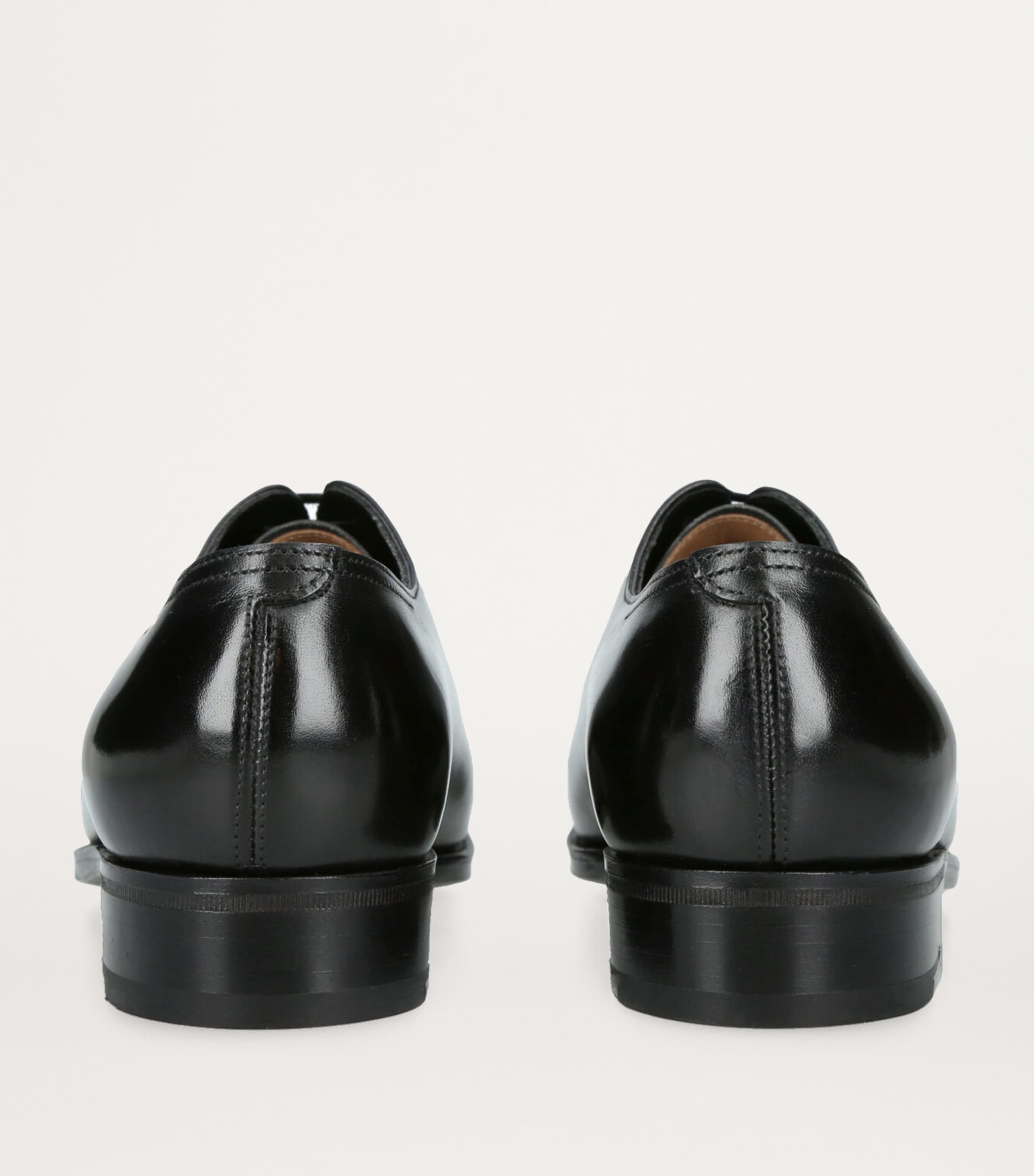 John Lobb Leather Marldon Oxford Loafers Black Image 2