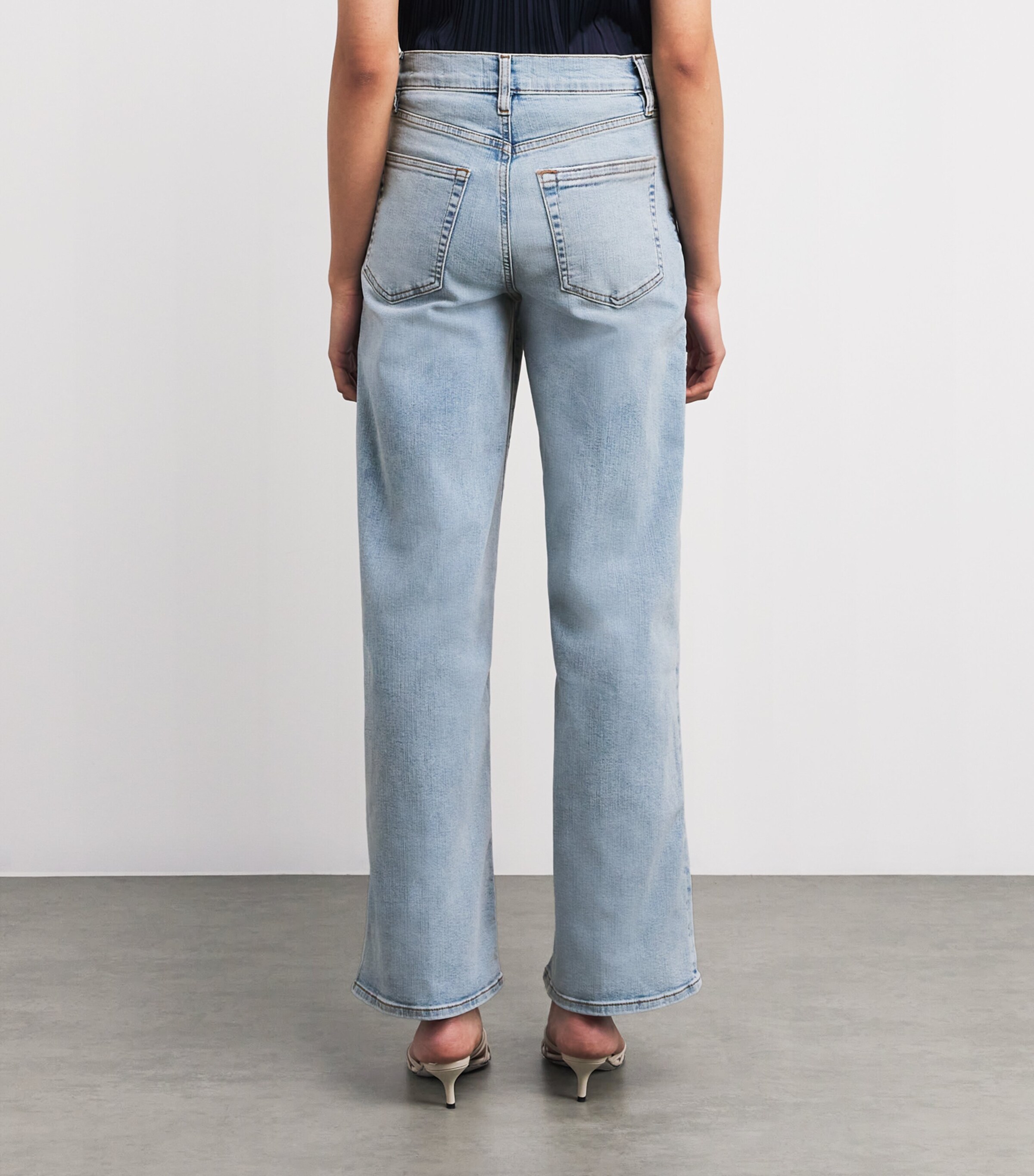 Le Slim Palazzo Wide-Leg Jeans TRIBUTE Image 4