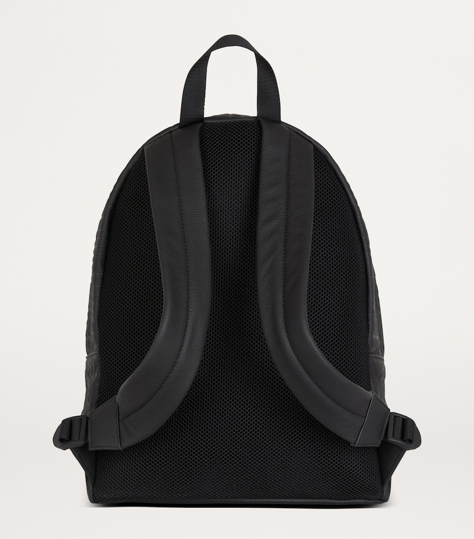 Leather PB Monogram Backpack 0PA NOIR Image 7
