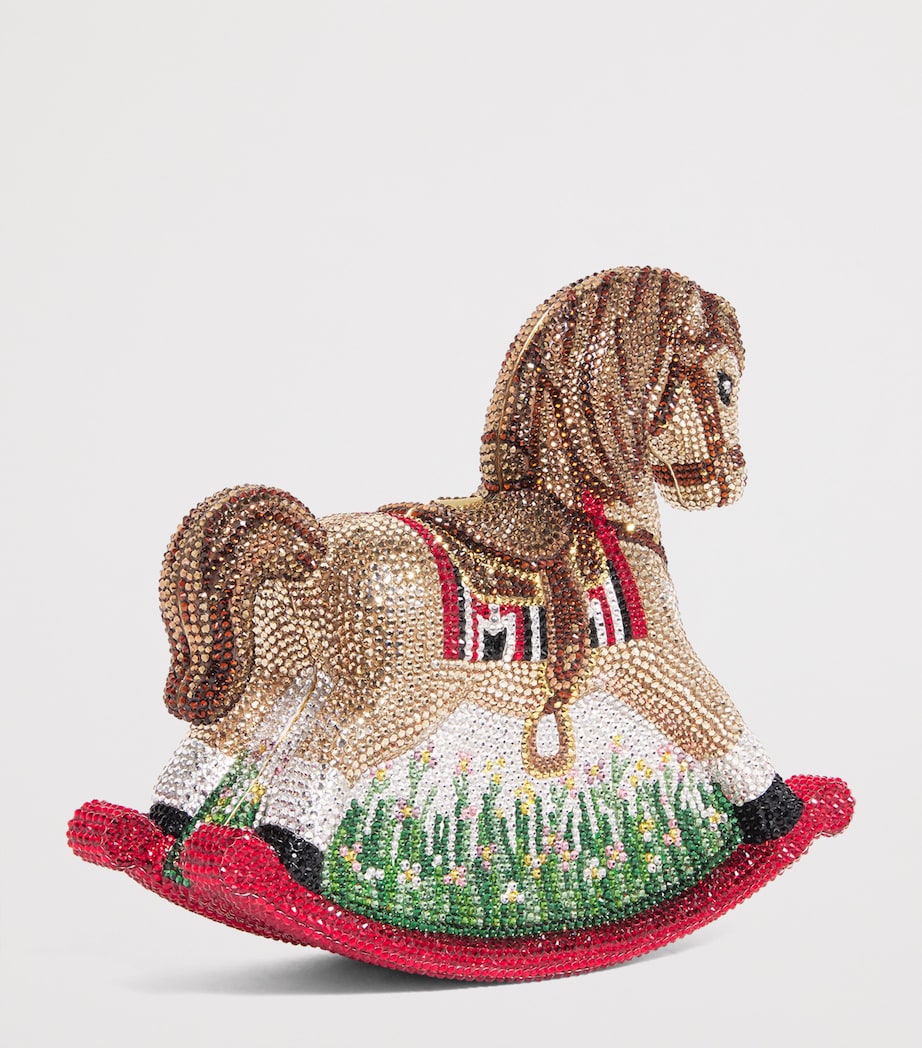 Crystal Rocking Horse Jessie Clutch Bag CPRMT PROSECCO MULTI Image 3