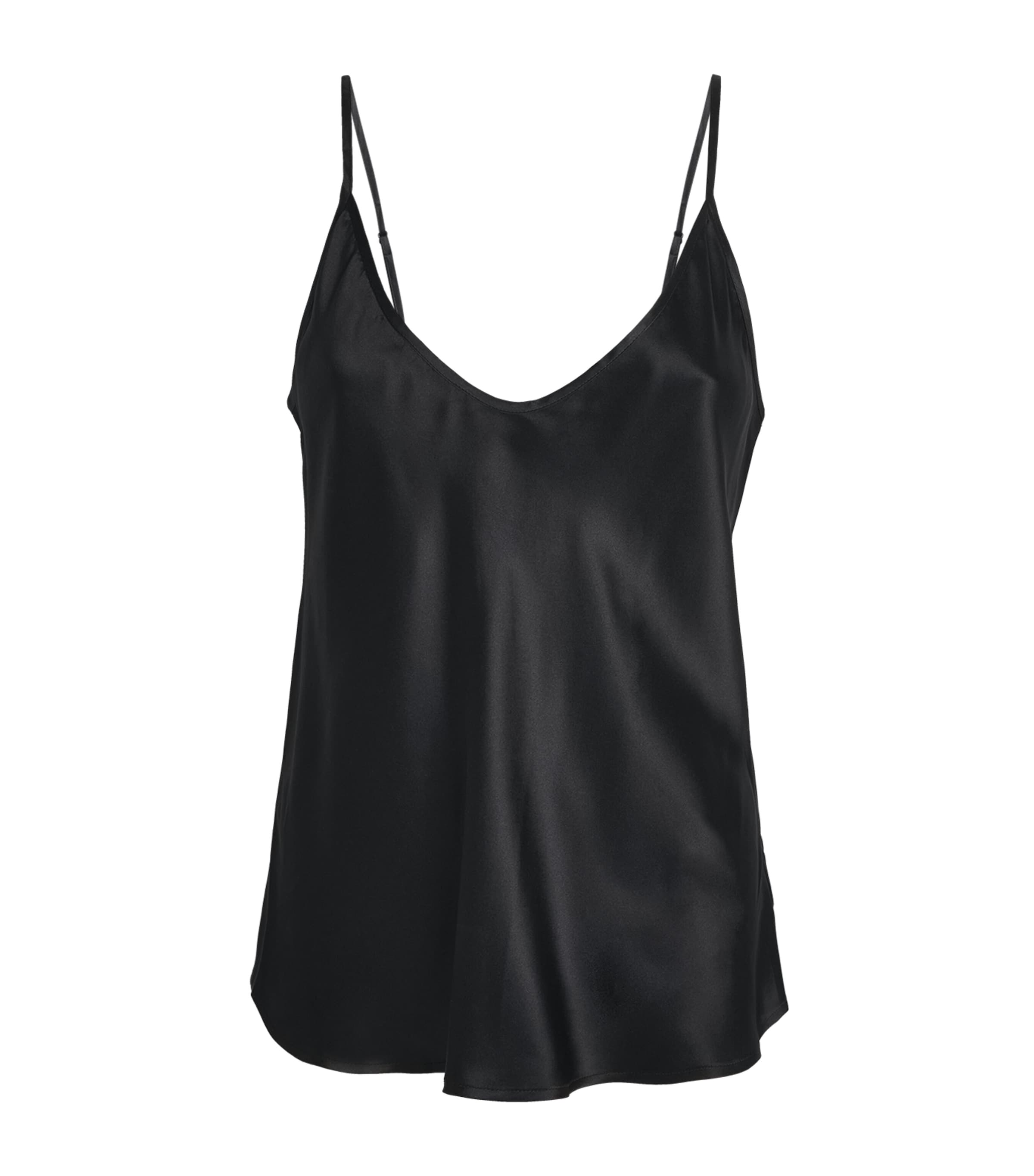 L'Agence Womens Silk Lexi Camisole Black Blac Image 1