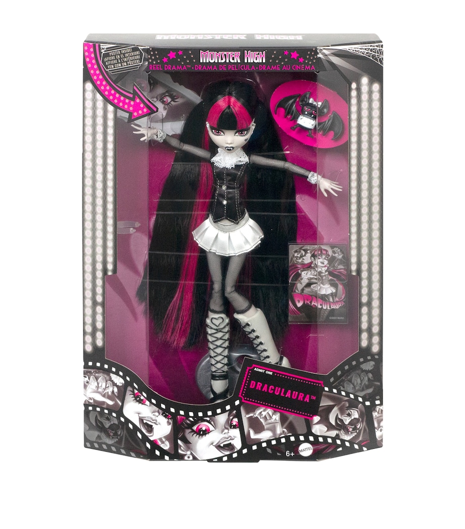 Monster High Reel Drama Draculaura Doll MULTI Image 2