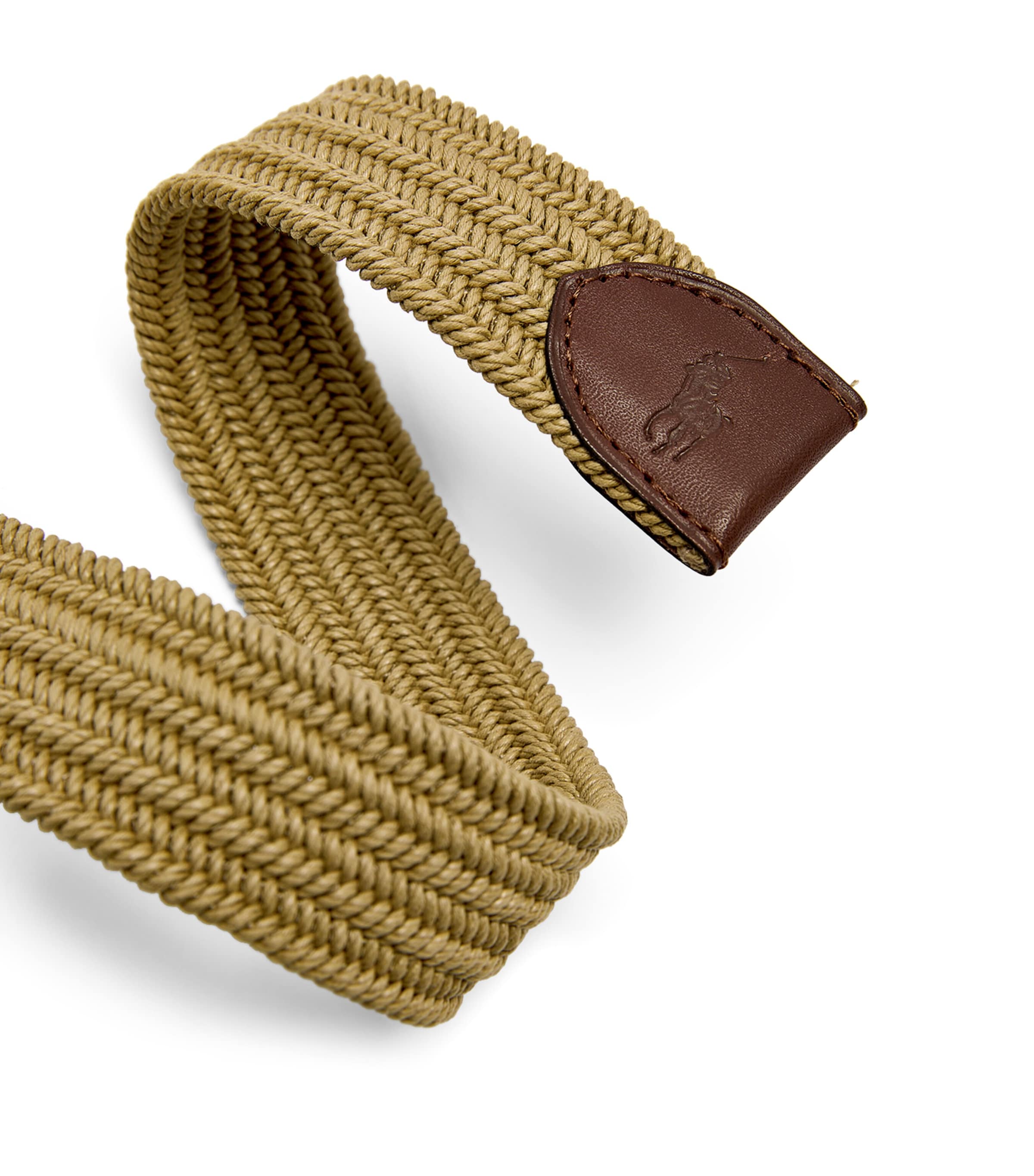 Polo Ralph Lauren Canvas Braided Belt Brown Image 7