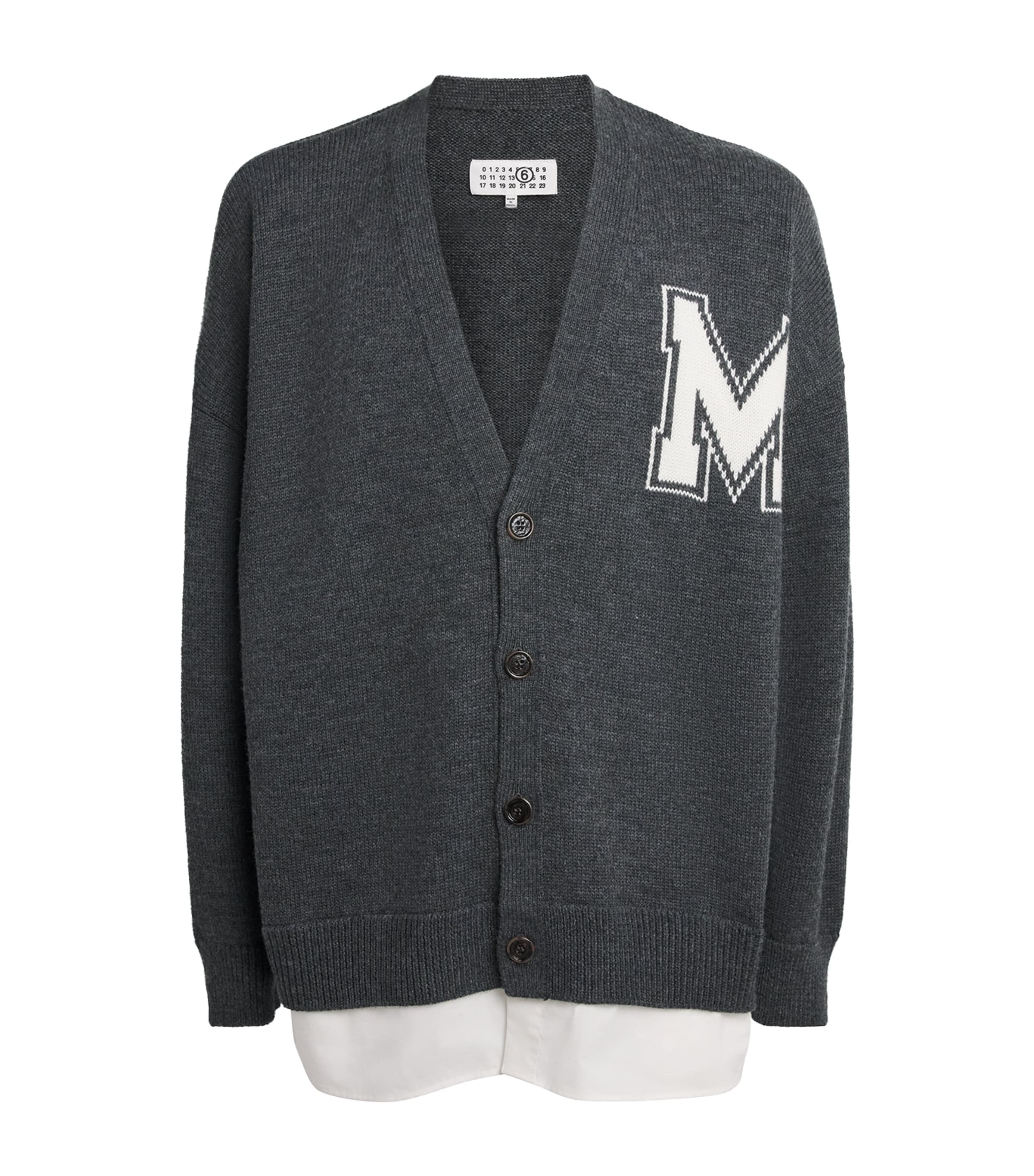Wool Varsity Cardigan 855M Image 1