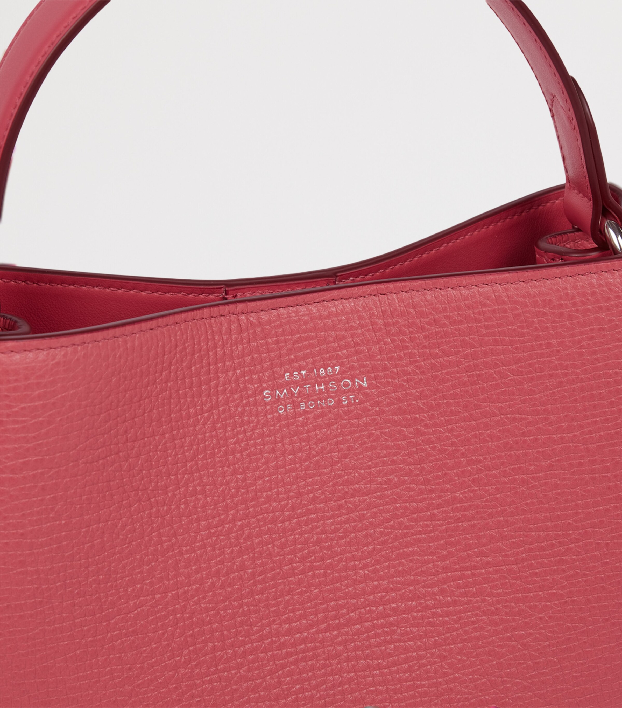 Leather Day Cross-Body Bag RASPBERRY Image 4