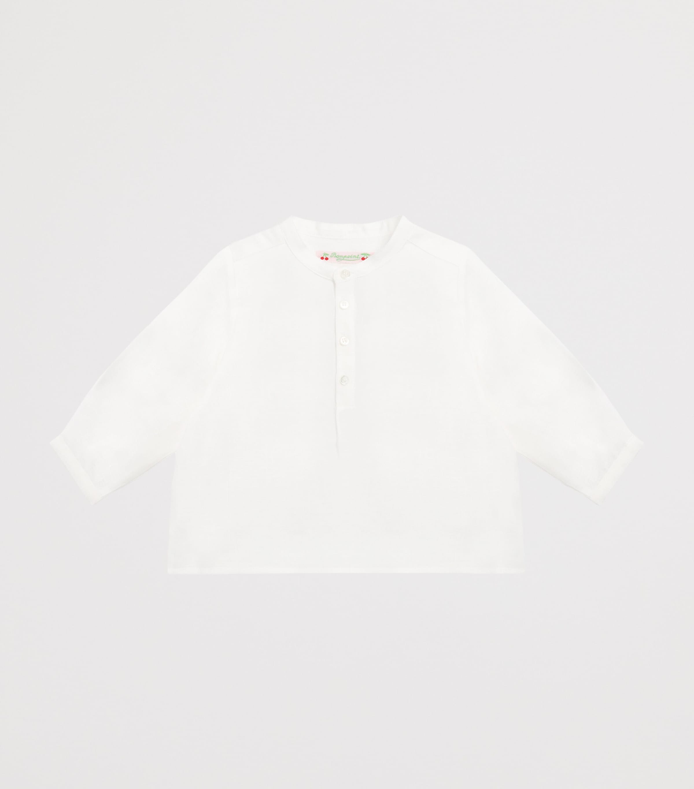 Linen Shirt (24-36 Months) BLANC LAIT Image 2