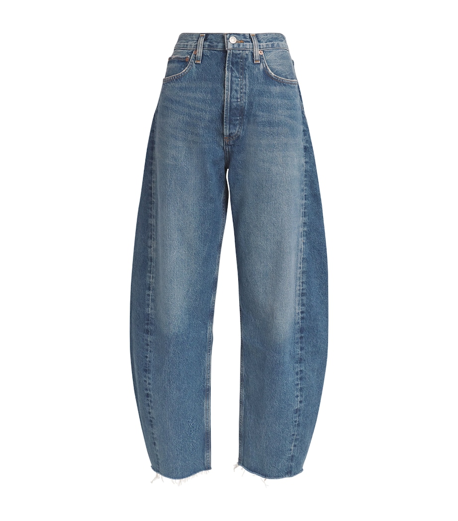 Luna Barrel-Leg Jeans SPLIT Image 1