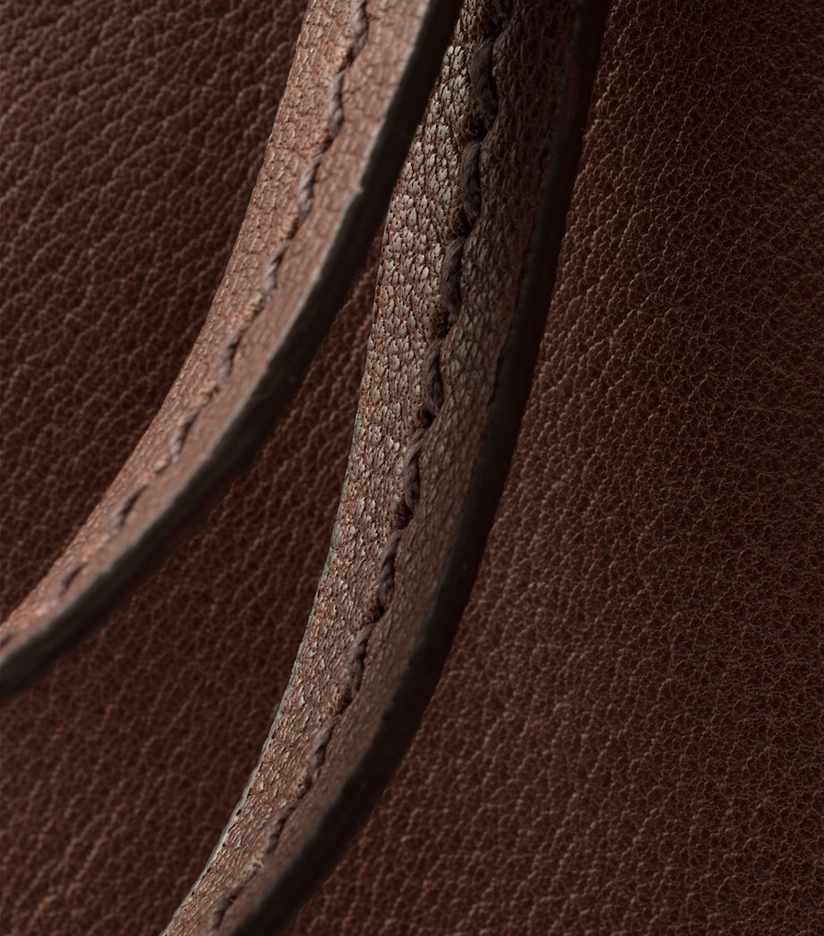 Prada Womens Large Buffalo Leather Route Tote Bag Brown Image 7