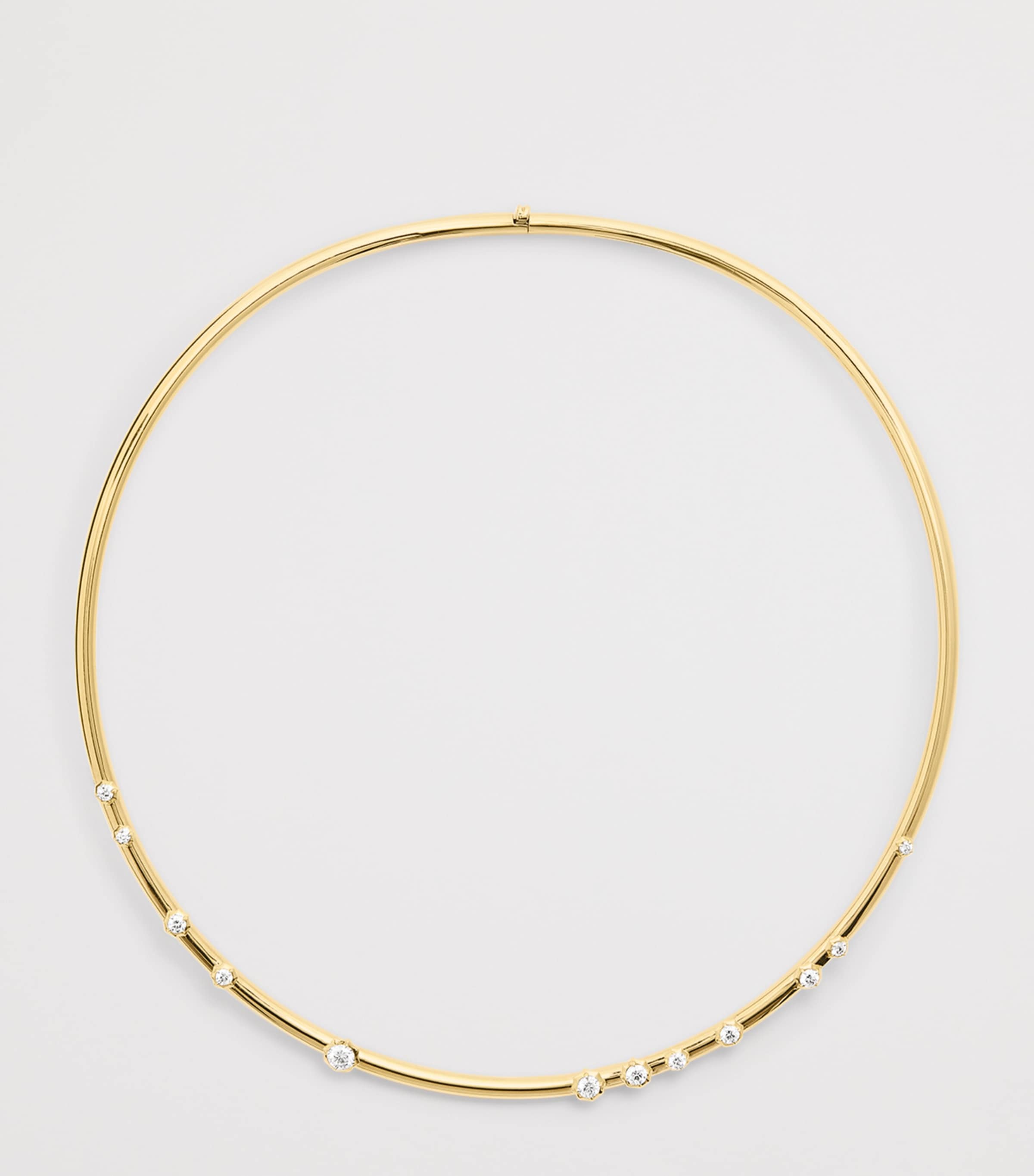 Jade Trau Yellow Gold and Diamond Constellation Plié Choker Yellow Gold Image 3