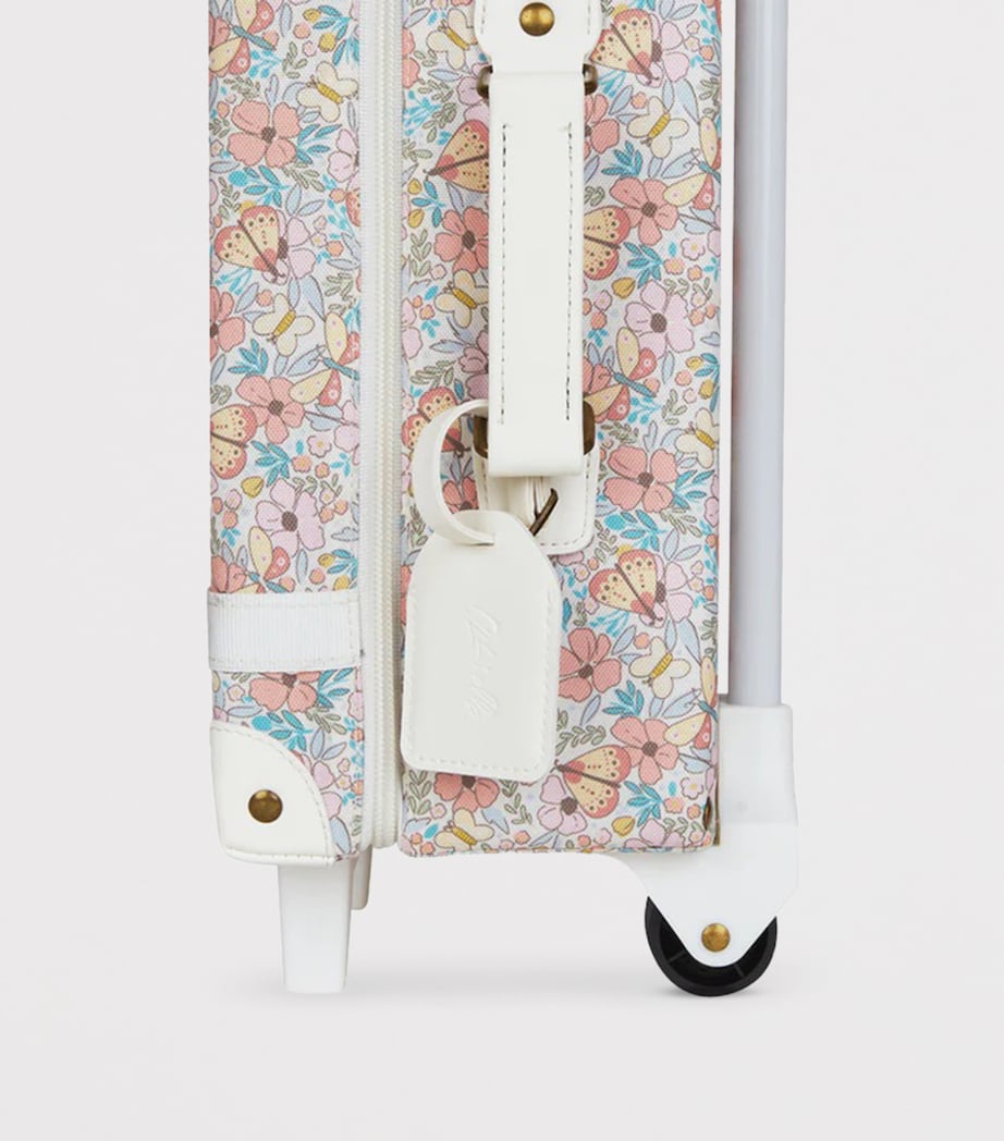 Butterfly Print See-Ya Suitcase MULTI Image 2